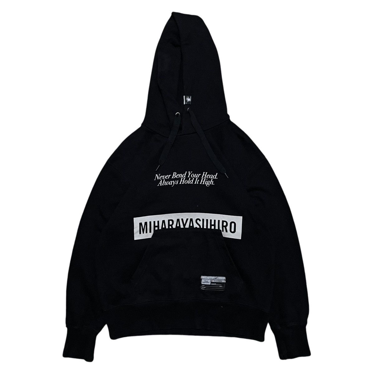 GU × Maison MIHARA YASUHIRO Miharayasuhiro Good Inspiration Spellout Pullover Hoodie Size US S / EU 44-46 / 1 - 1 Thumbnail
