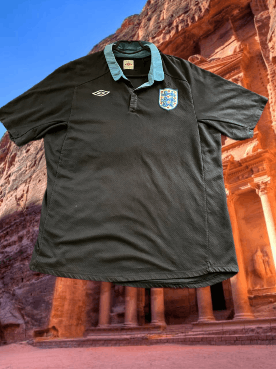 Umbro × Vintage Vintage Umbro England Jersey 90s Mens Oversize Size US XXL / EU 58 / 5 - 1 Thumbnail