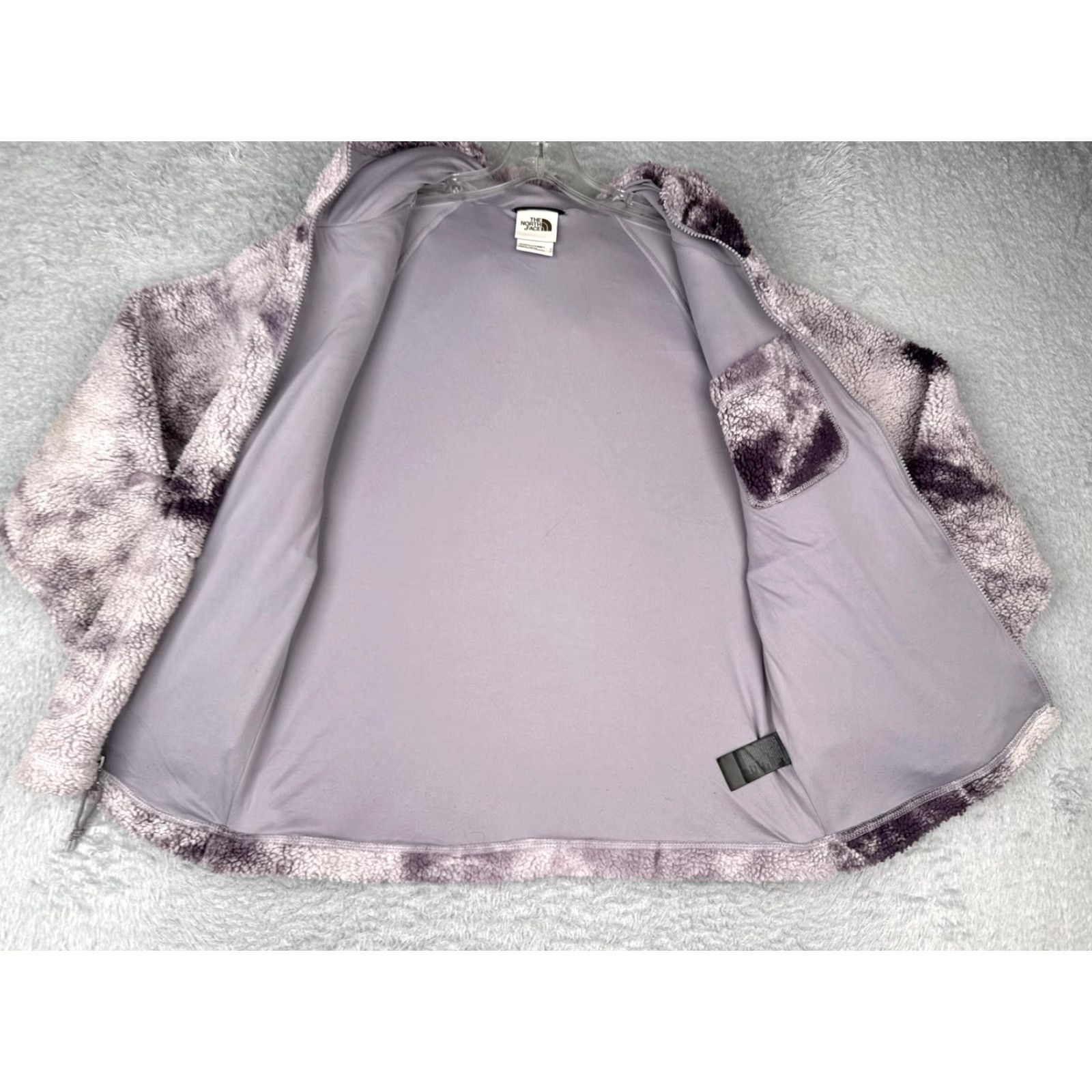 The North Face The North Face Jacket Womens Small Purple Sherpa Fleece Hooded Full Zip Cozy Size S / US 4 / IT 40 - 2 Thumbnail