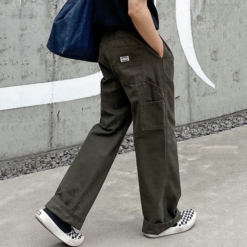 Japanese Brand × Jean Retro loose straight leg wide leg jeans Size US 32 / EU 48 - 4 Thumbnail