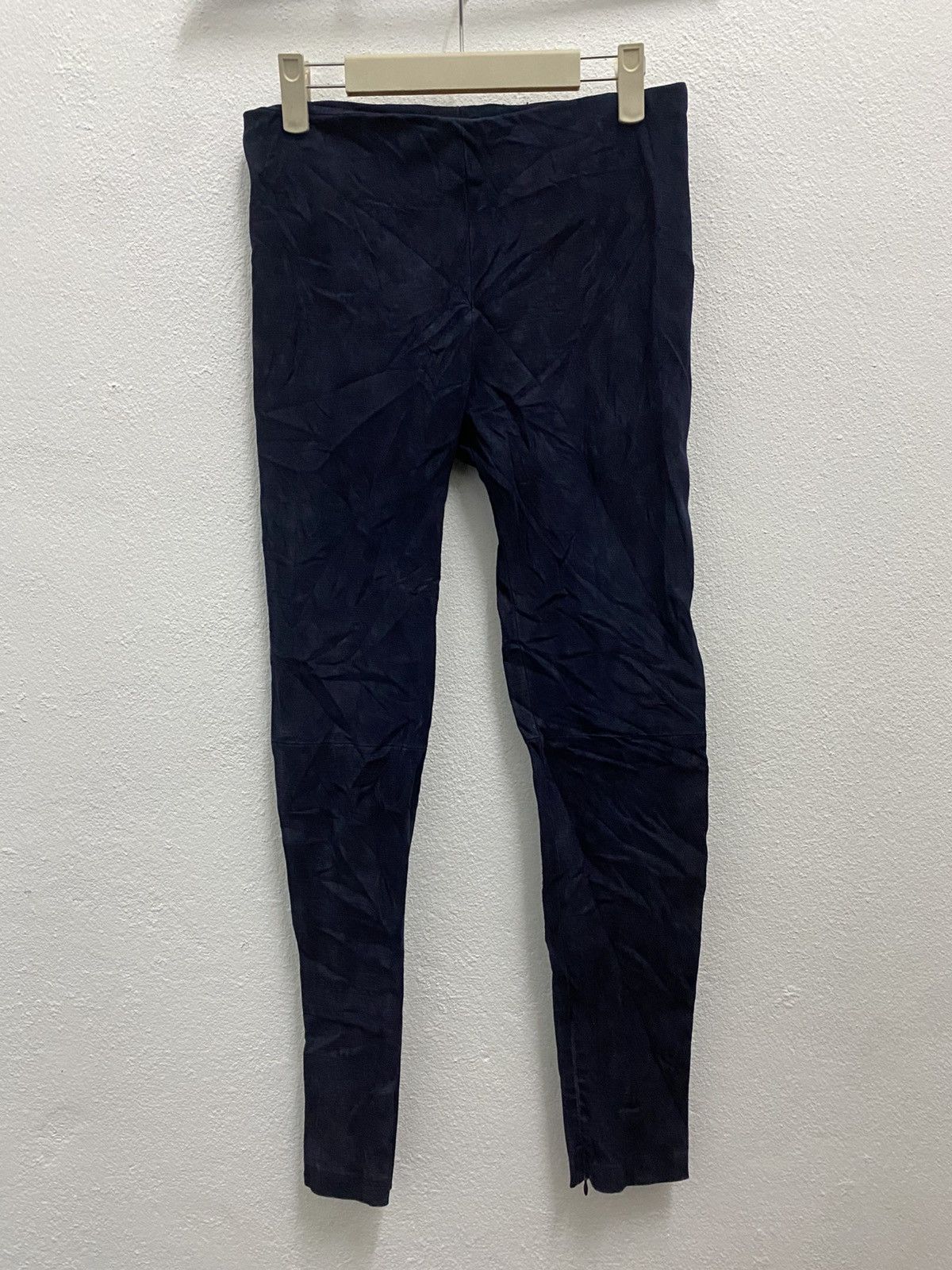 Balenciaga BALENCIAGA LEATHER LAMBSKIN PANTS-MADE IN FRANCE Size 28" / US 6 / IT 42 - 2 Thumbnail