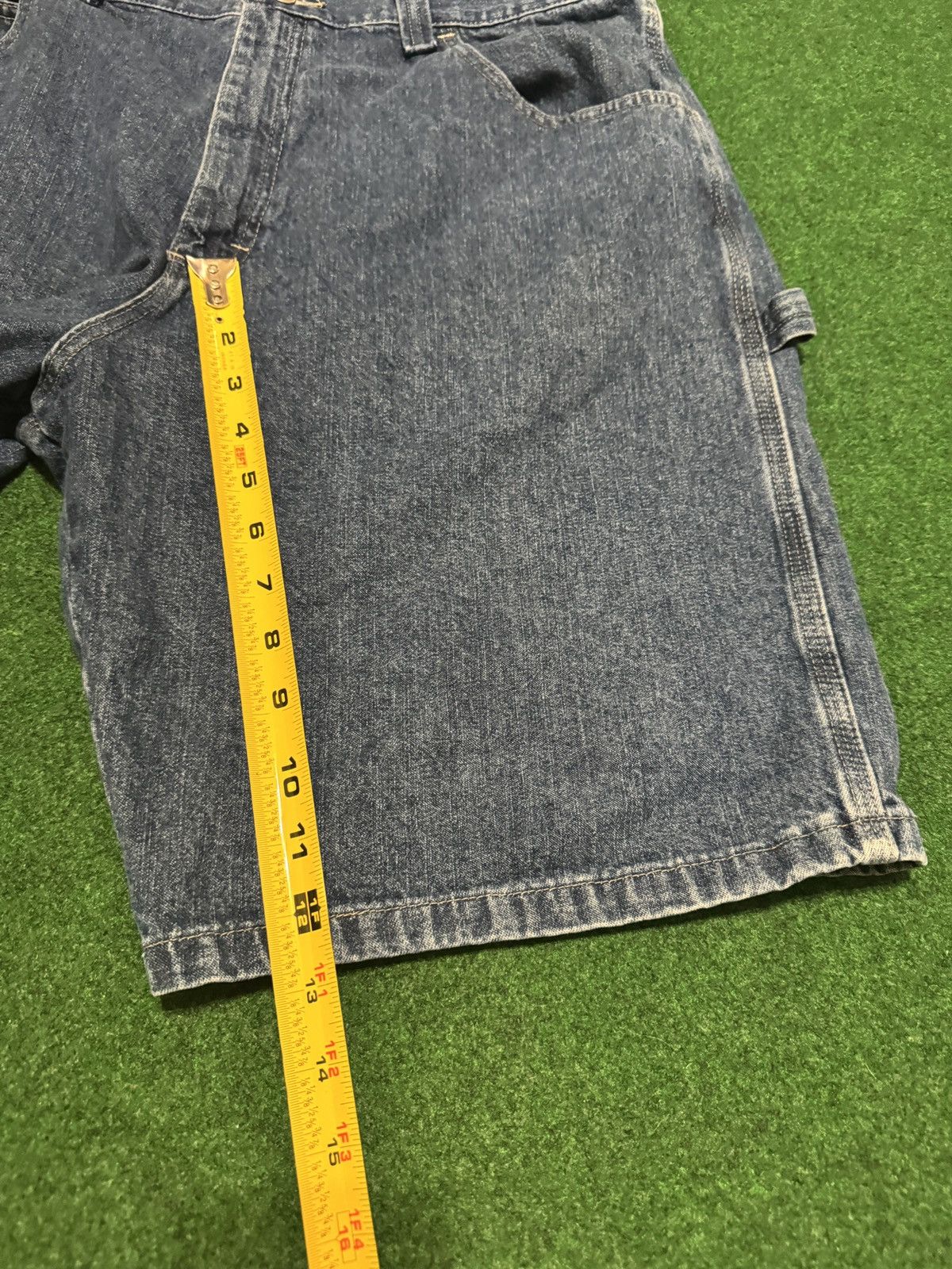 Wrangler Y2K Wrangler Carpenter Jorts Relaxed Skater Denim Shorts Size US 38 / EU 54 - 7 Thumbnail
