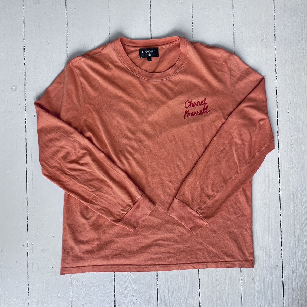 Chanel x Pharrell Orange Wish List Long Sleeve Shirt 2019