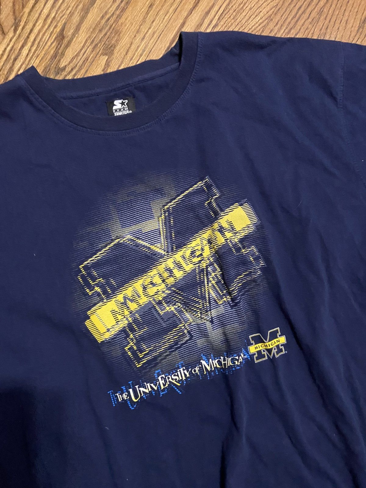 Starter Vintage university of michigan t shirt Size US XXL / EU 58 / 5 - 3 Thumbnail