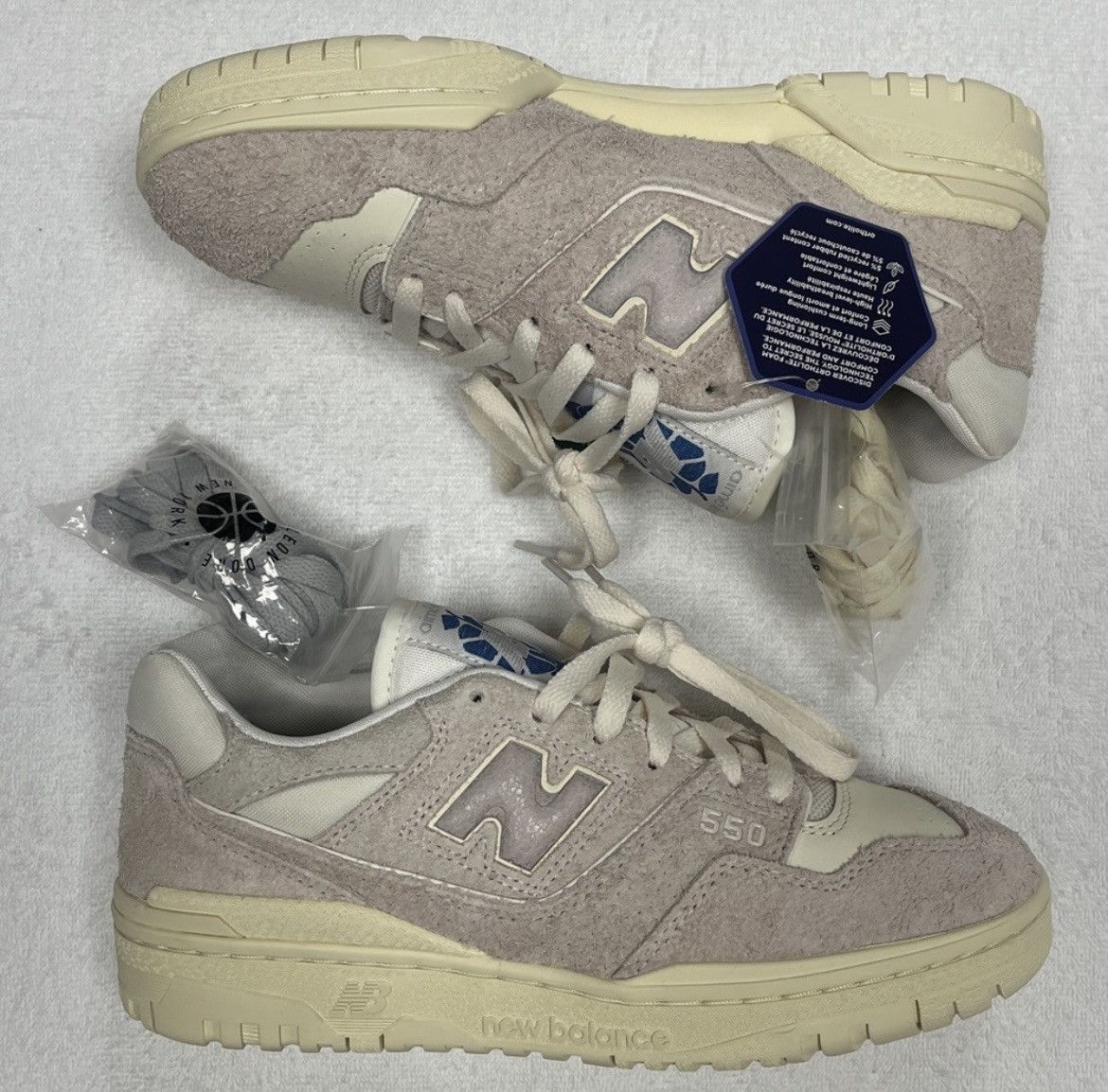 Aime Leon Dore × New Balance Aimé Leon Dore New Balance 550 Gray Suede Size US 8 / EU 41 - 4 Thumbnail