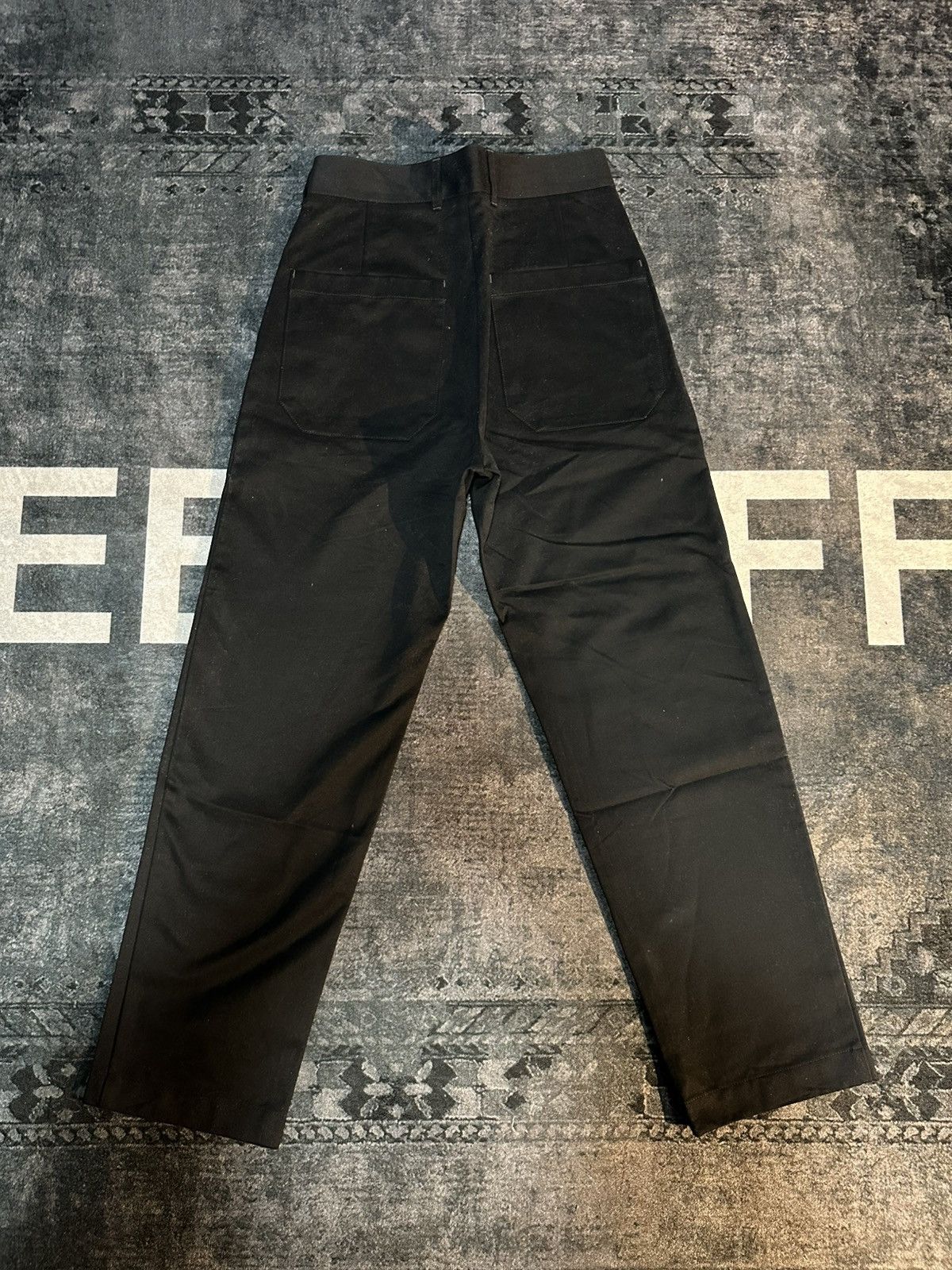 Studio Nicholson Studio Nicholson Black Bill Trousers XS Size US 30 / EU 46 - 2 Thumbnail