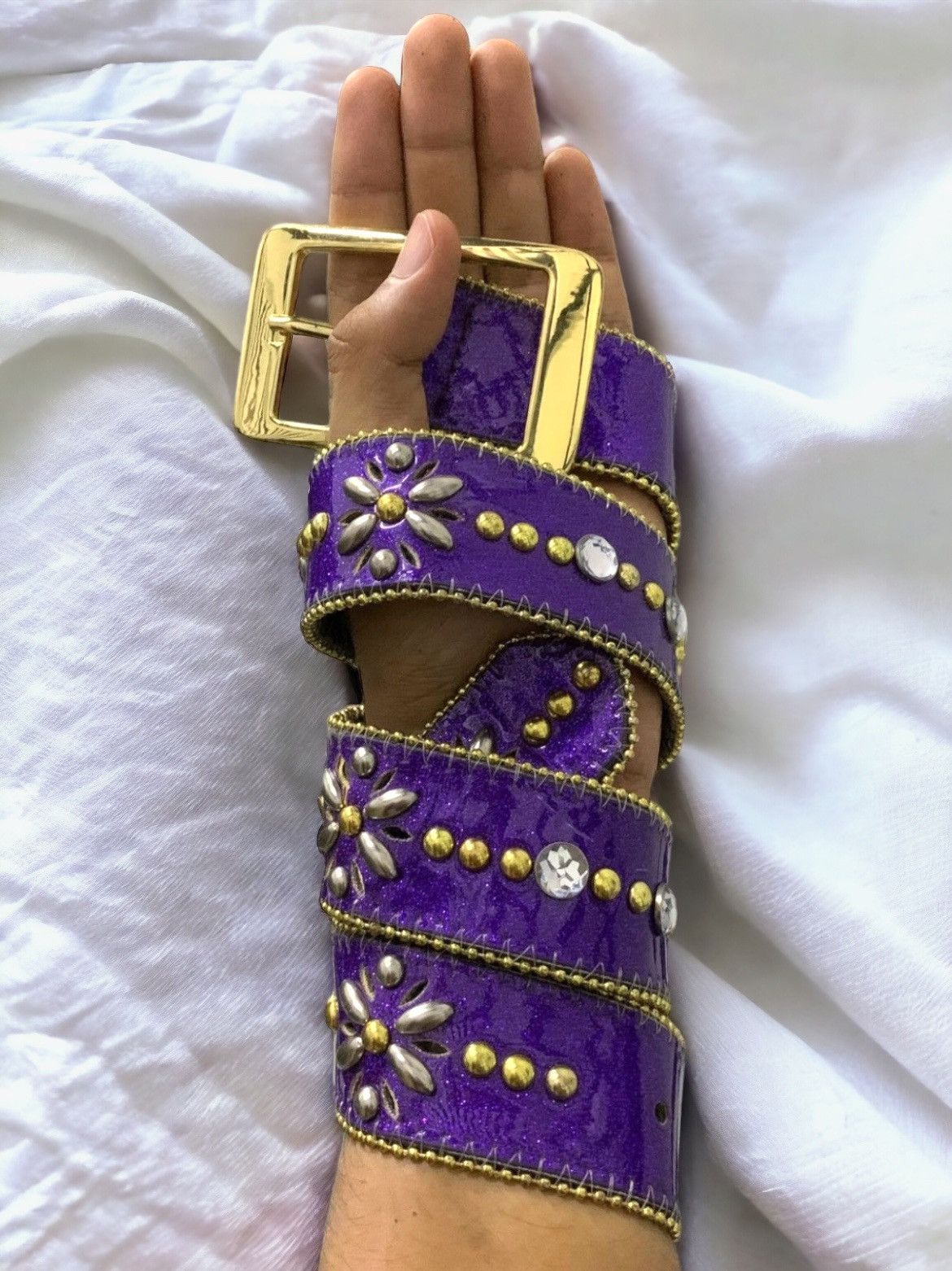 Kapital Kountry Style Rhinestones Gems Studded Belt