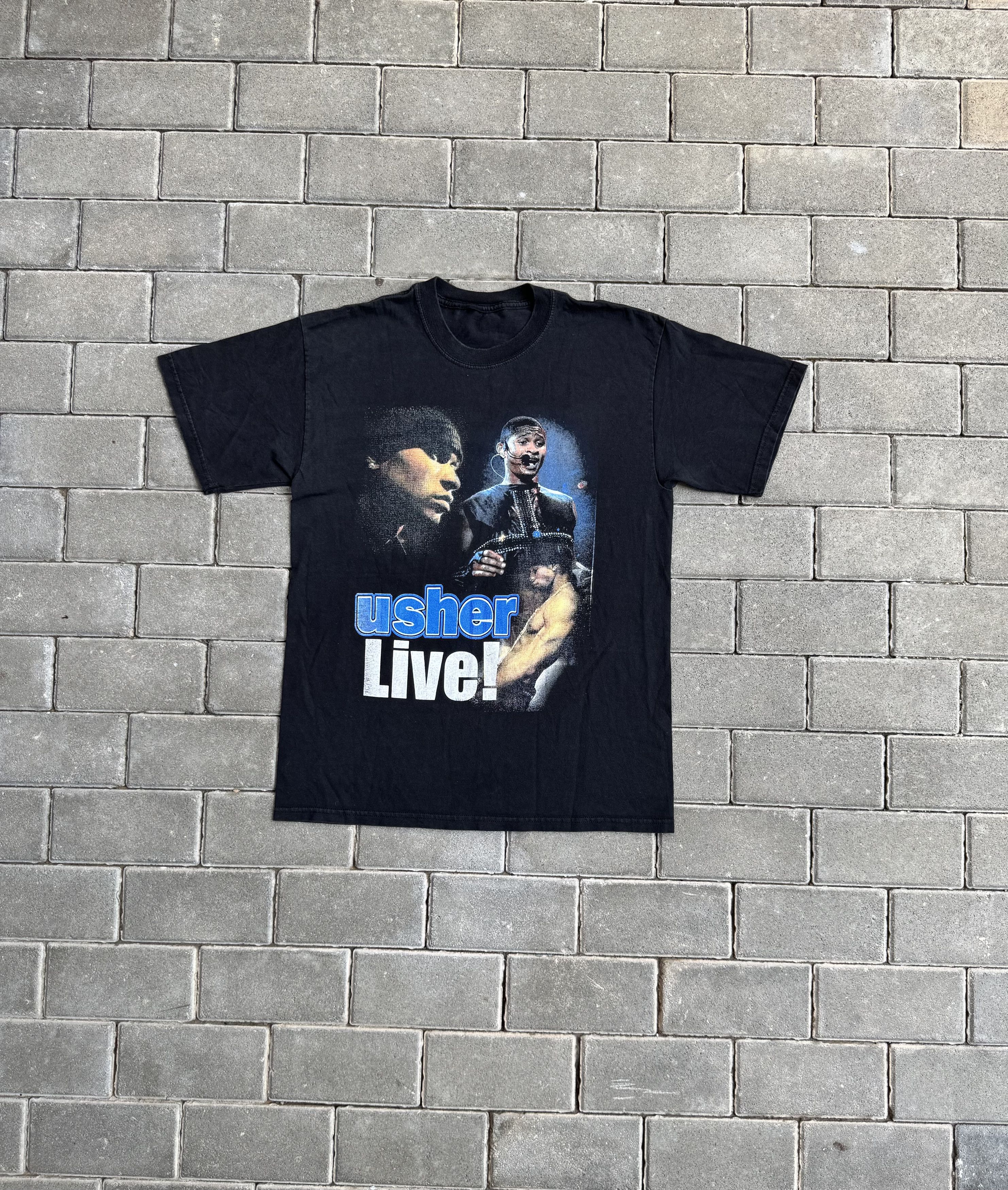 Vintage Usher Concert Tour T Shirt Kanye West Vintage 2004 Size US L / EU 52-54 / 3 - 1 Thumbnail