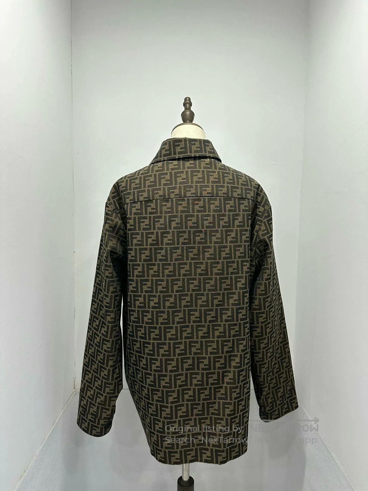 Fendi Fendi FF Print Denim Jacket in New Condition. Size US M / EU 48-50 / 2 - 2 Thumbnail