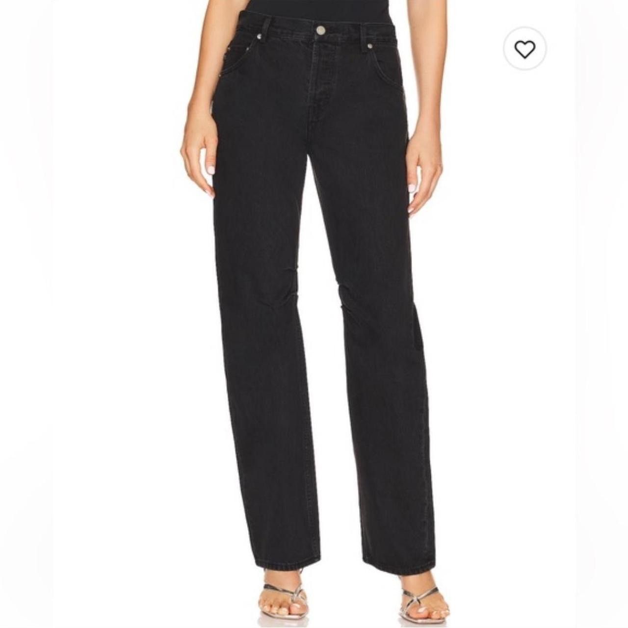 Lovers and Friends revolve lovers and friends low rise black straight leg jeans Size 24" / US 00 / IT 34 - 1 Thumbnail