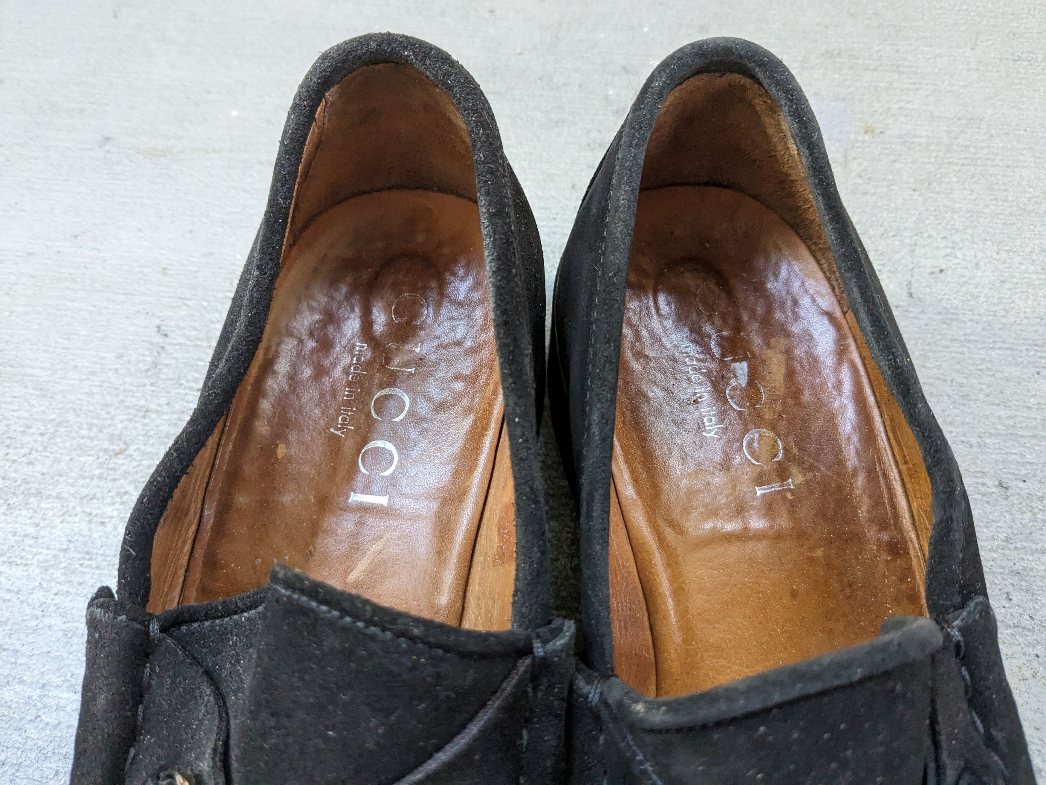 Gucci Gucci Horsebit Loafers Black Suede 9.5 D Italy Snaffle Size US 9.5 / EU 42-43 - 5 Thumbnail