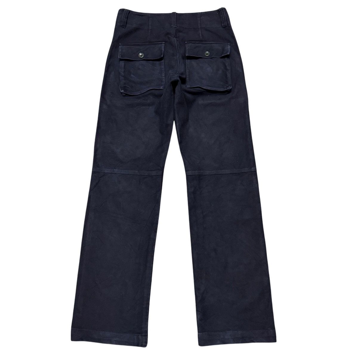 Japanese Brand Moleskin Fatigue Pants Indigo Size US 31 - 1 Thumbnail