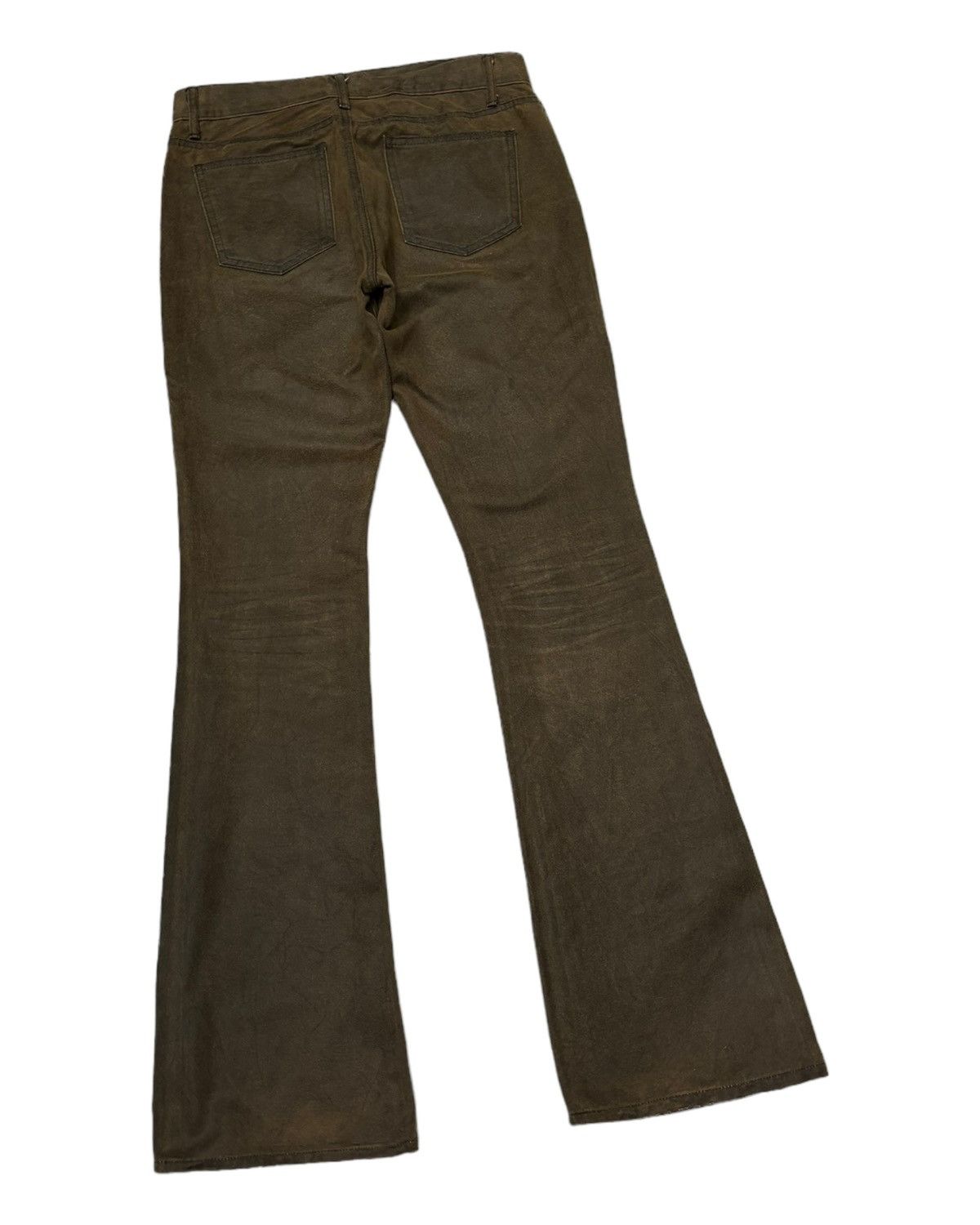 Le Grande Bleu (L.G.B.) 🔥ET BOITE BLUE WAY COWHIDE FLARED BOOTCUT PANTS Size US 28 / EU 44 - 8 Thumbnail
