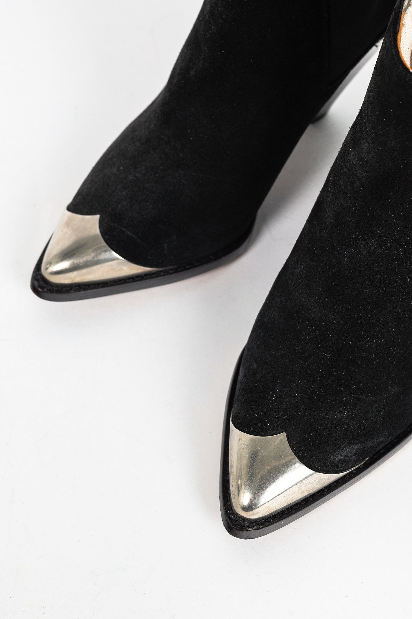 Isabel Marant Isabel Marant Lemsey Black Suede Ankle Boots Size US 4.5 / IT 34.5 - 6 Thumbnail