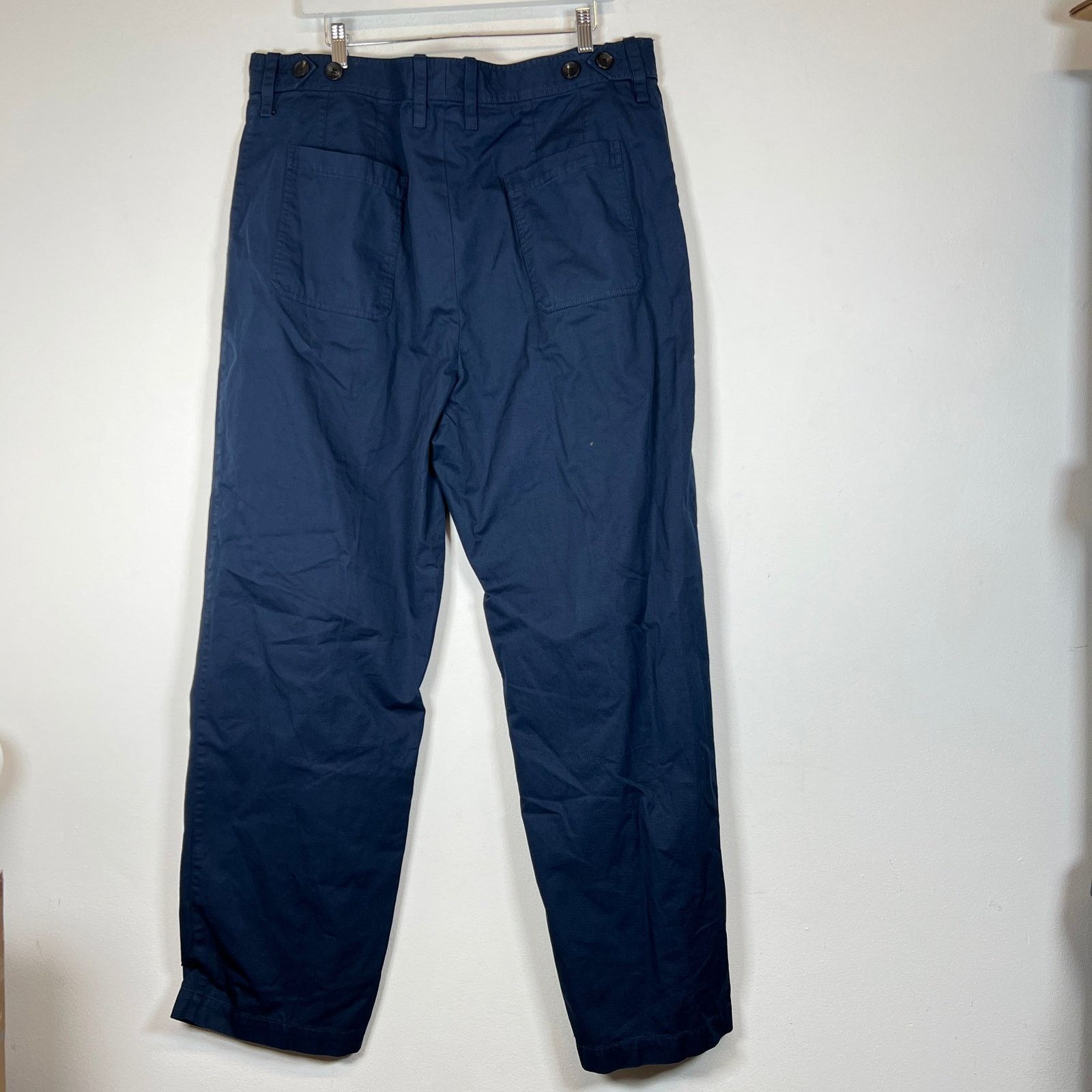 Lanvin Lanvin Navy Trousers Size 38 Size US 38 / EU 54 - 2 Thumbnail