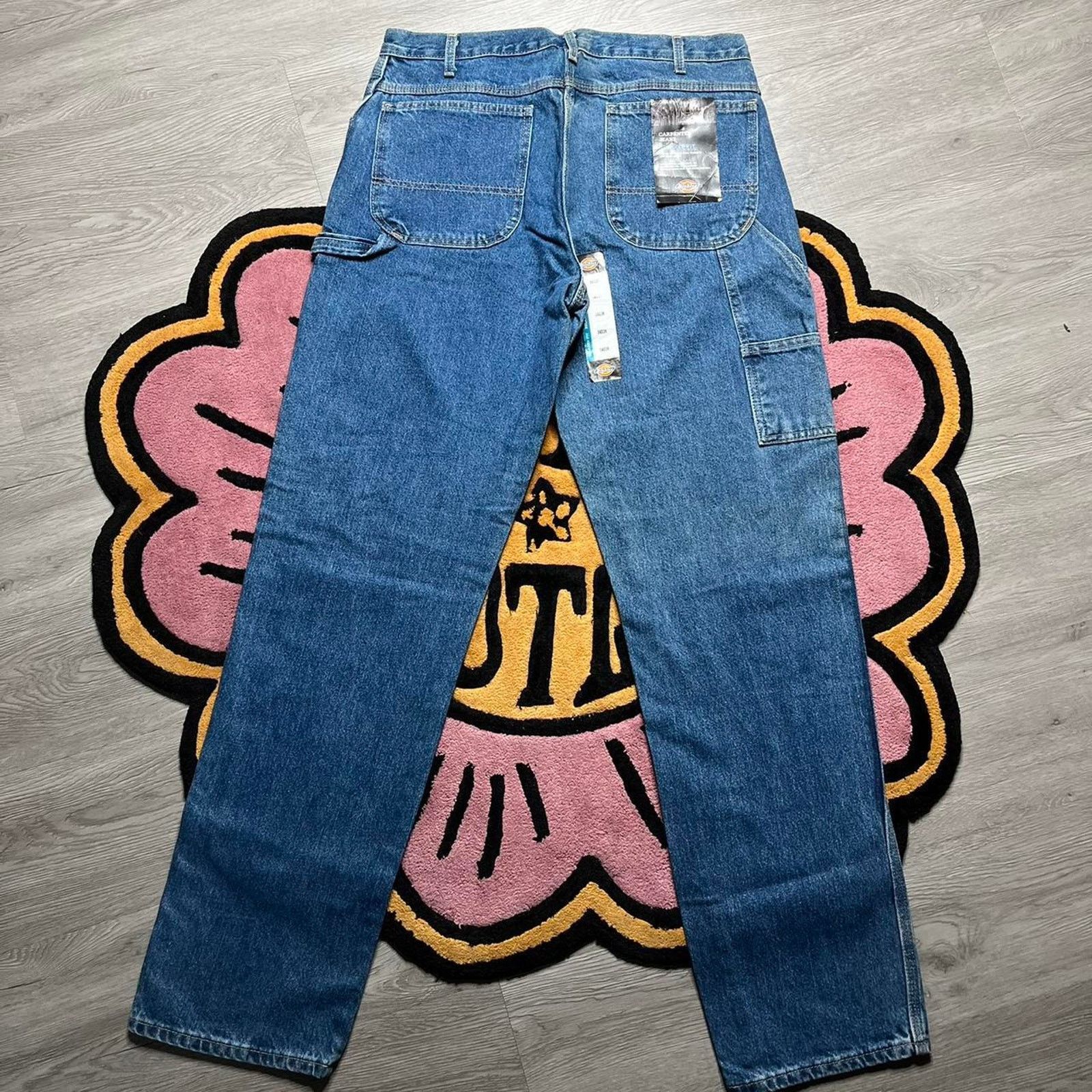 Dickies Dickies Carpenter Style Denim Work Pants Size 34x36 Blue Size US 34 / EU 50 - 1 Thumbnail