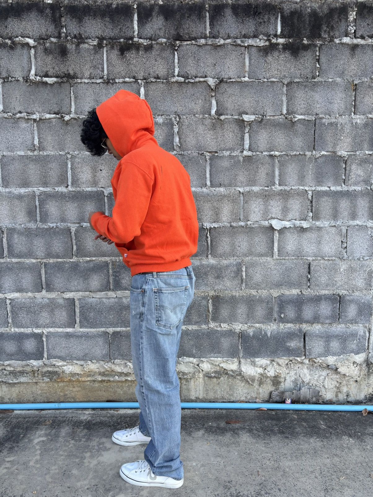 Russell Athletic Vintage 80s Russell Athletic Hoodie 🥧 Size US M / EU 48-50 / 2 - 2 Thumbnail