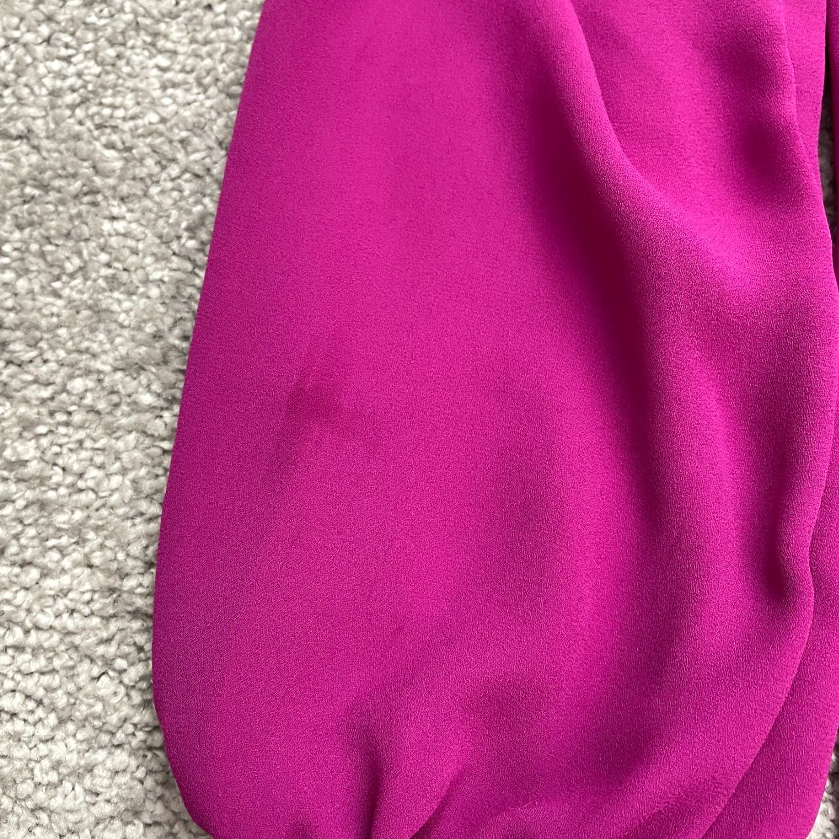 AQUA Aqua Blouse Tunic Womens XS Purple Solid V-Neck Long Sleeve Size XS / US 0-2 / IT 36-38 - 7 Thumbnail