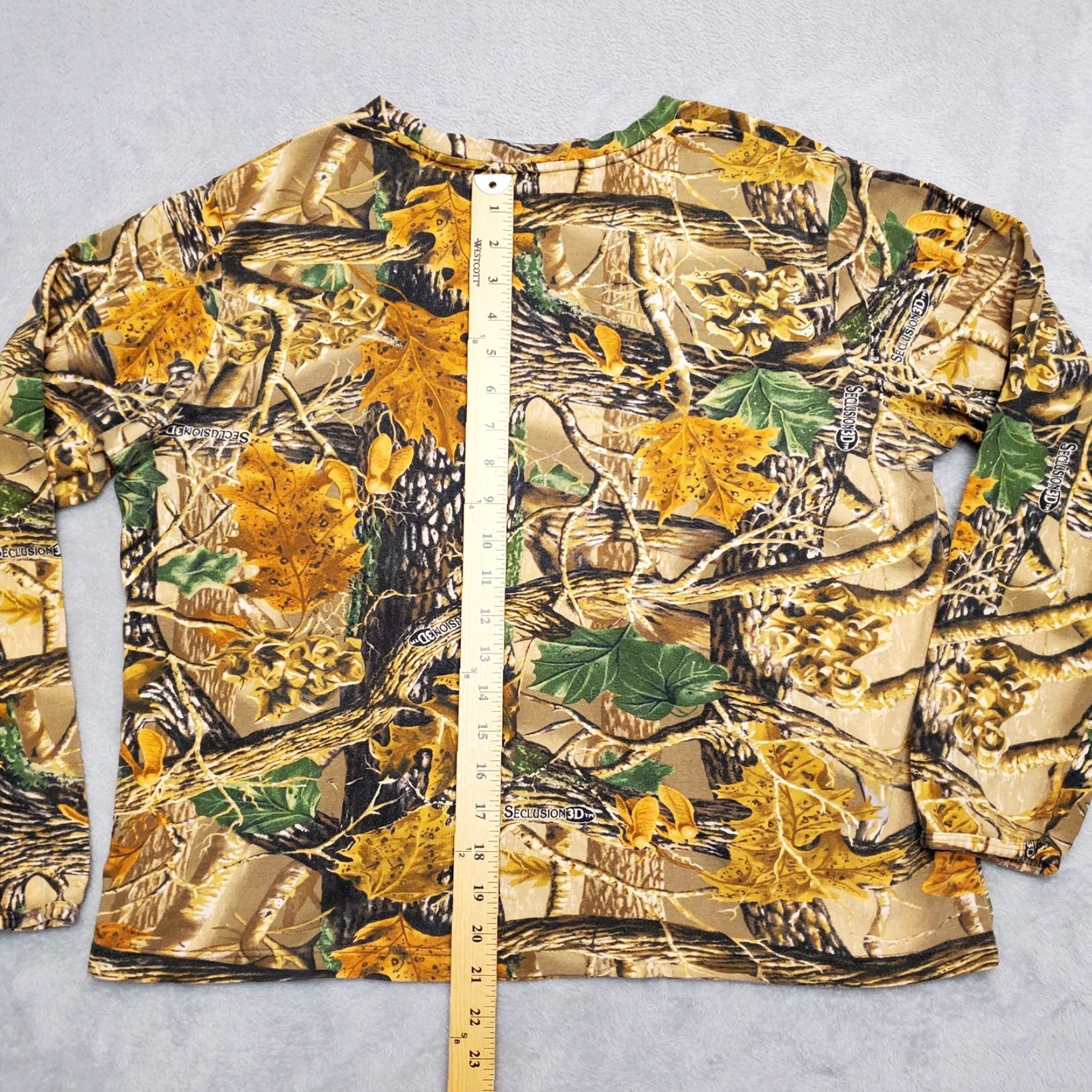 Vintage Vintgage Cabelas Shirt Women L Brown Green Camo Long Sleeve Tee Seclusion 3D Tee Size L / US 10 / IT 46 - 7 Thumbnail