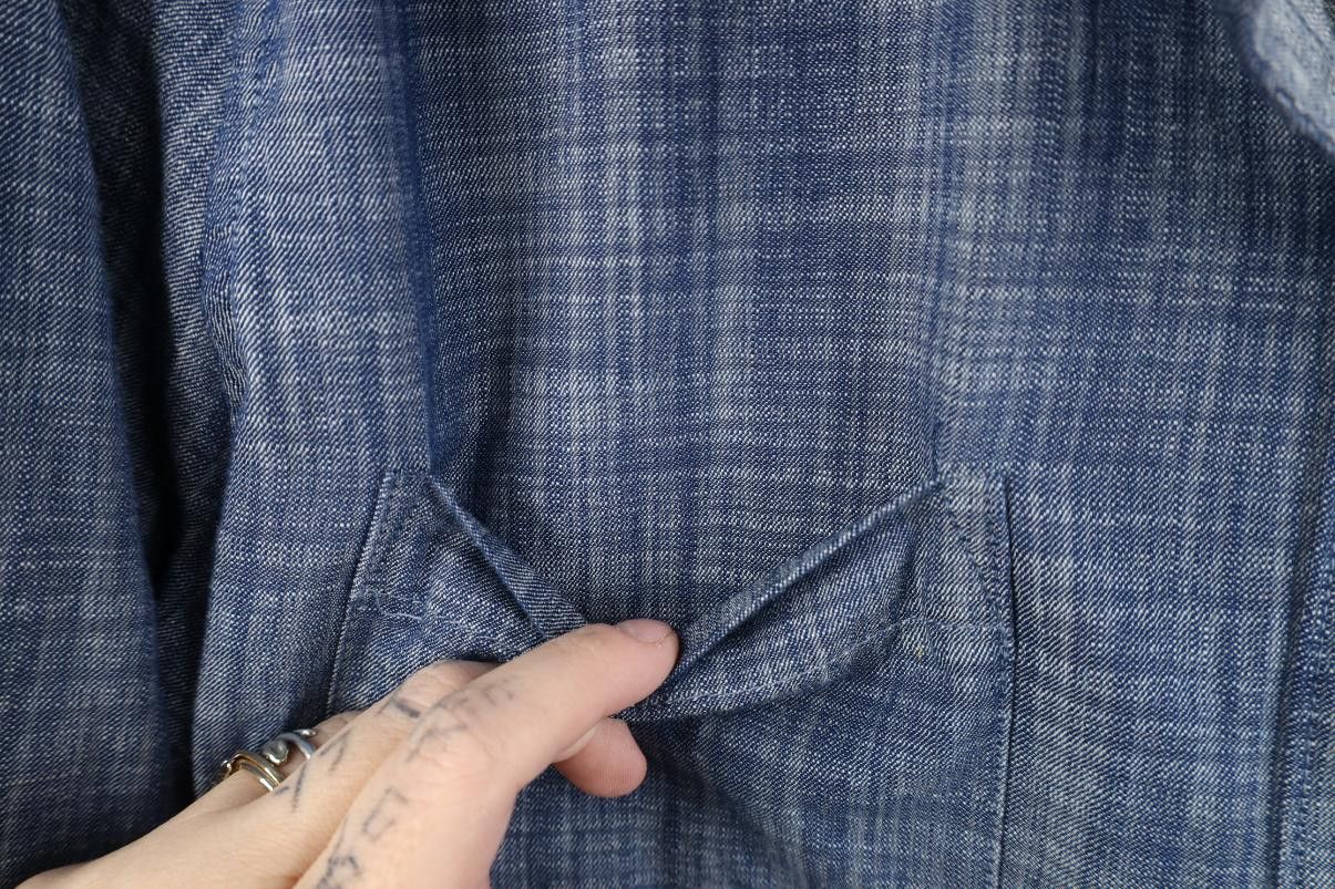 Barbour Barbour Winter Tartan Chambray Collared Button Shirt Blue Size M / US 6-8 / IT 42-44 - 7 Thumbnail