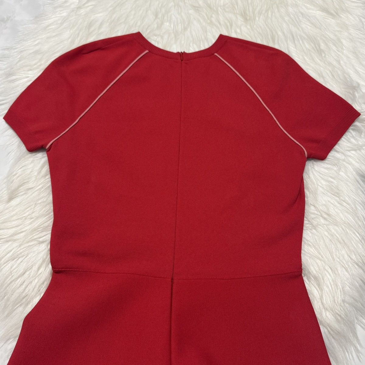 Valentino Authentic Valentino Embroidered Short Sleeve Knit Dress S Size S / US 4 / IT 40 - 9 Thumbnail