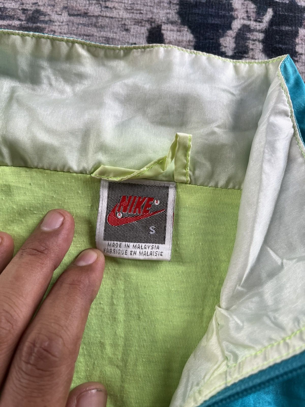Nike × Vintage Vintage Nike zipper up jacket for sports 90s Size US S / EU 44-46 / 1 - 7 Thumbnail