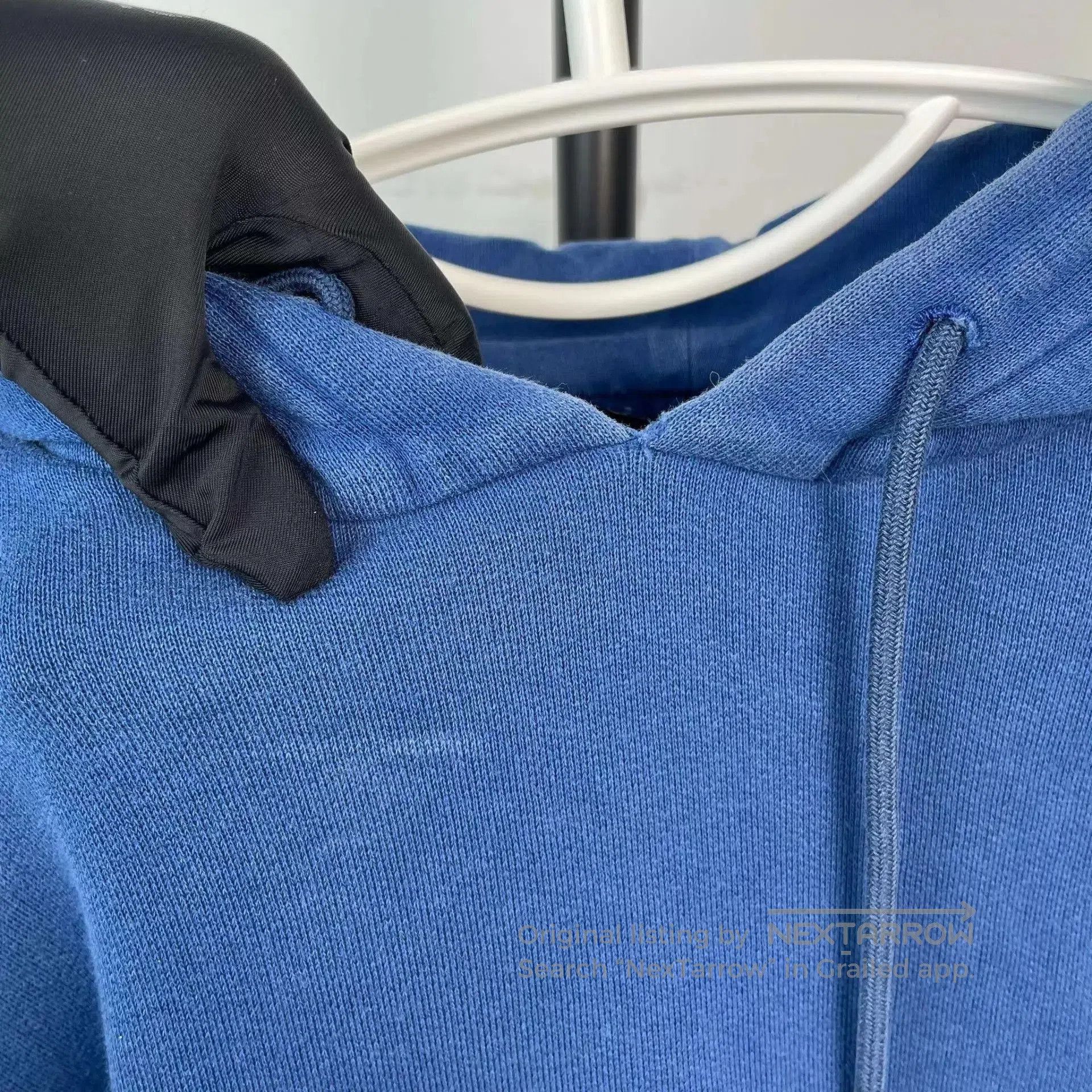 Louis Vuitton Blue Patterned Hoodie with Drawstring. Size US XL / EU 56 / 4 - 3 Thumbnail