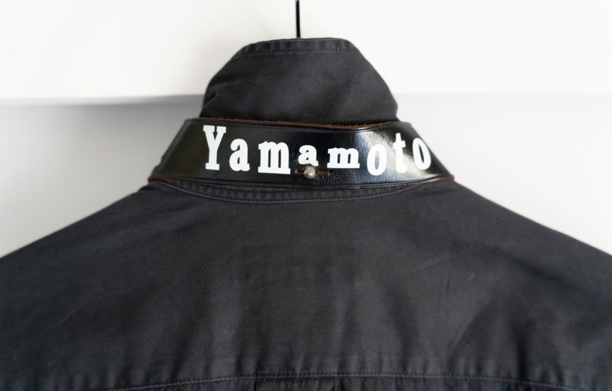Yohji Yamamoto Yohji Yamamoto 08aw Century Leather Collar Shirt K4 Size US M / EU 48-50 / 2 - 3 Thumbnail