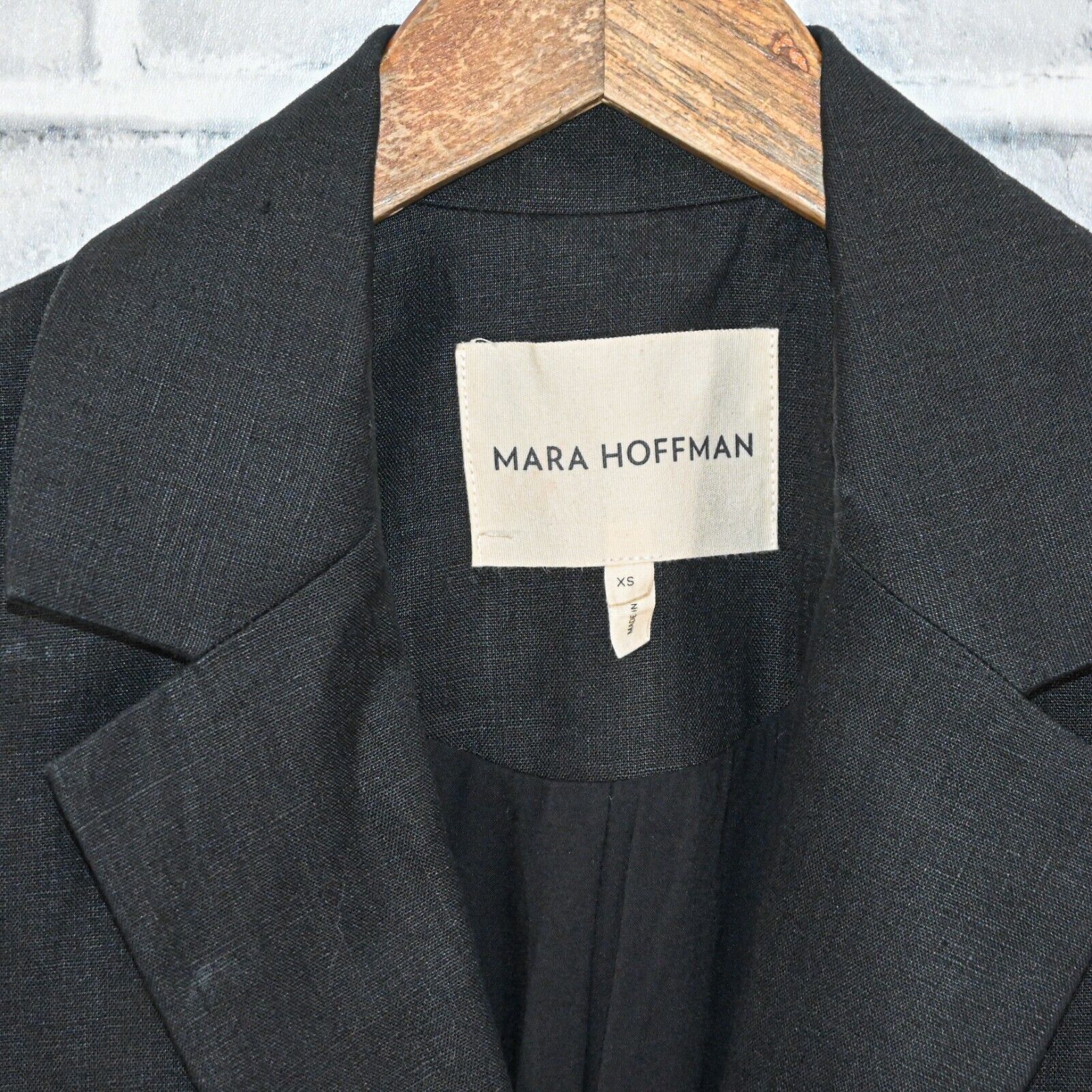 Mara Hoffman MARA HOFFMAN Women's Tatum Blazer Jacket lightweight hemp Size XS / US 0-2 / IT 36-38 - 3 Thumbnail