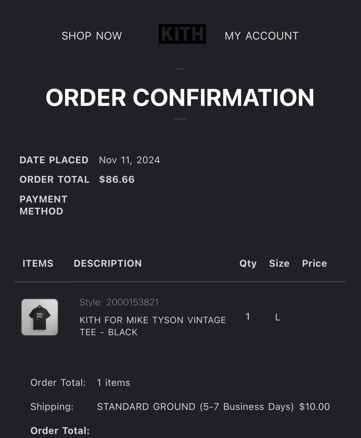 Kith Kith for Mike Tyson Vintage Tee Size US L / EU 52-54 / 3 - 5 Thumbnail