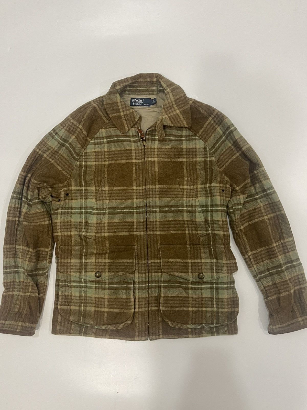 Polo Ralph Lauren Polo Ralph Lauren Plaind Suede-Trim twill BOmber jacket Size US M / EU 48-50 / 2 - 1 Thumbnail
