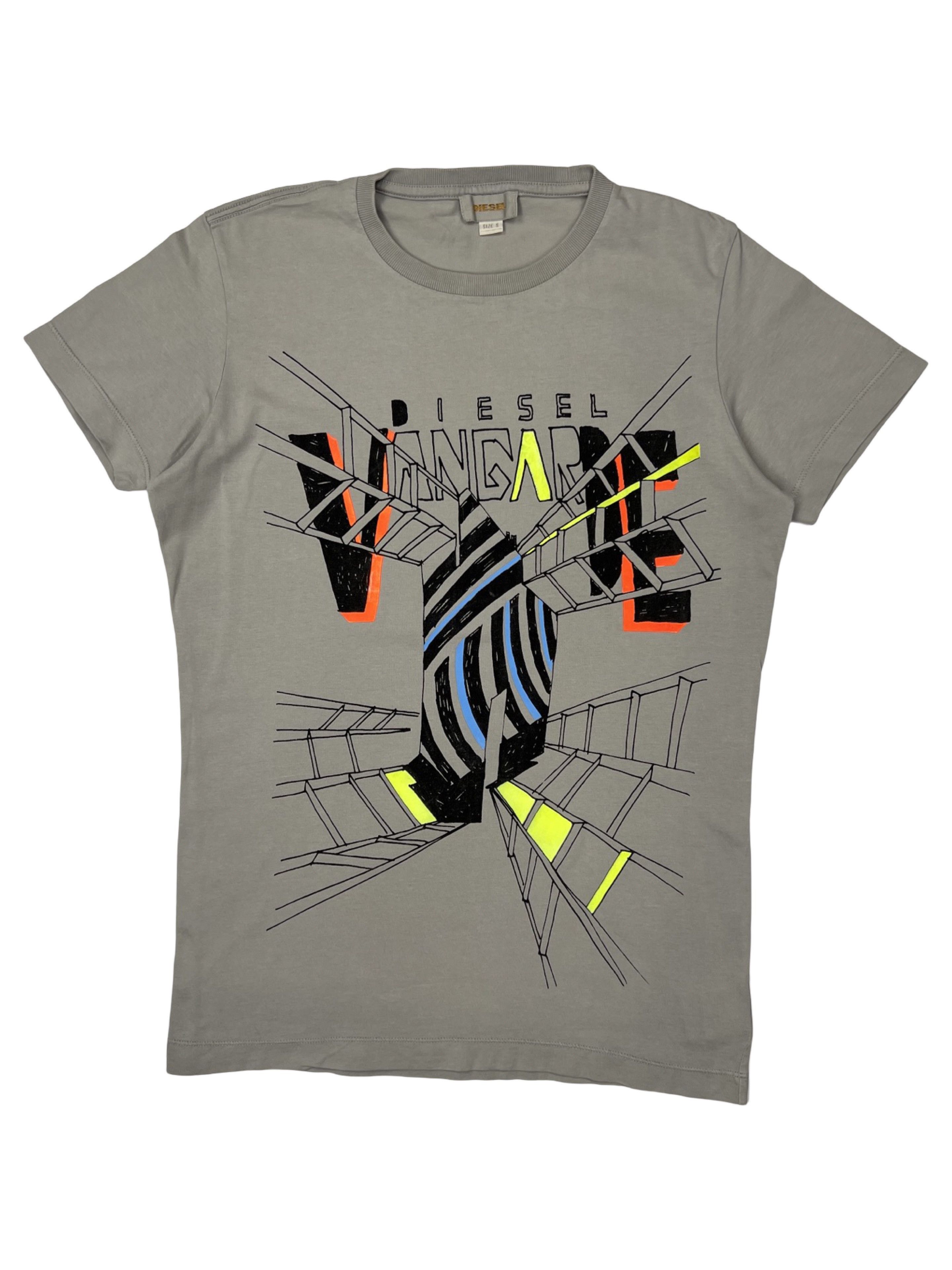 Diesel Y2K Diesel Avantgarde Front Pattern Tee Size US S / EU 44-46 / 1 - 1 Thumbnail