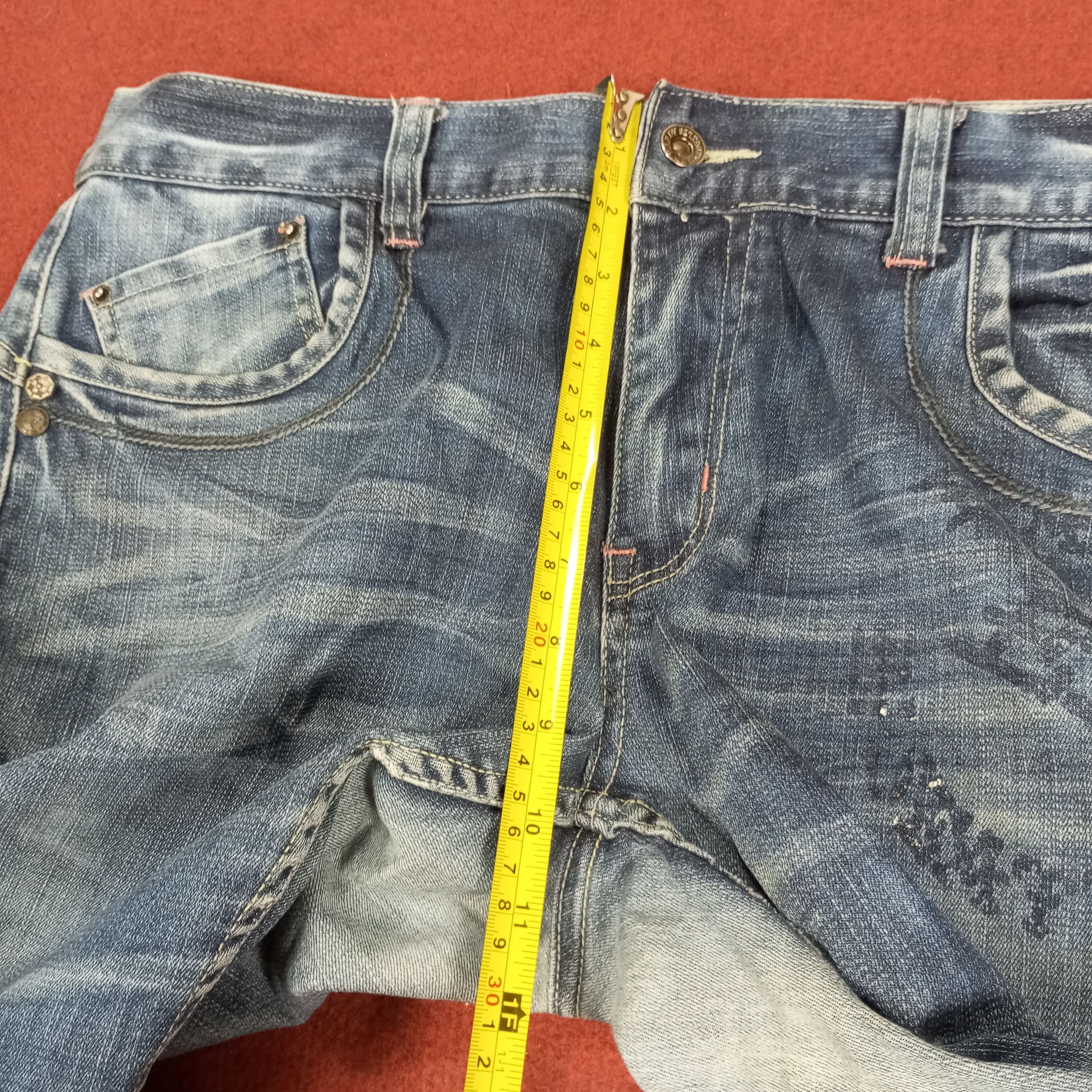Christian Audigier × Ed Hardy × Vintage Ed Hardy Skulls Design Streetwear Style Jeans Size US 35 - 8 Thumbnail