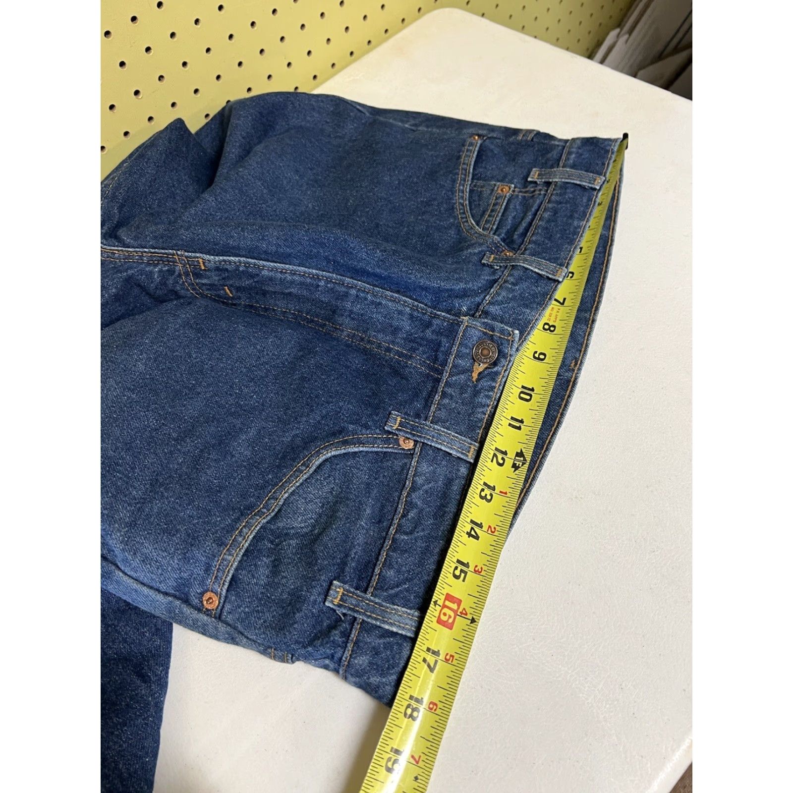 Levi's VINTAGE Levi's 505 Jeans Orange Tab Straight Blue Denim 36x30 Mens 90s USA Size US 36 / EU 52 - 6 Thumbnail