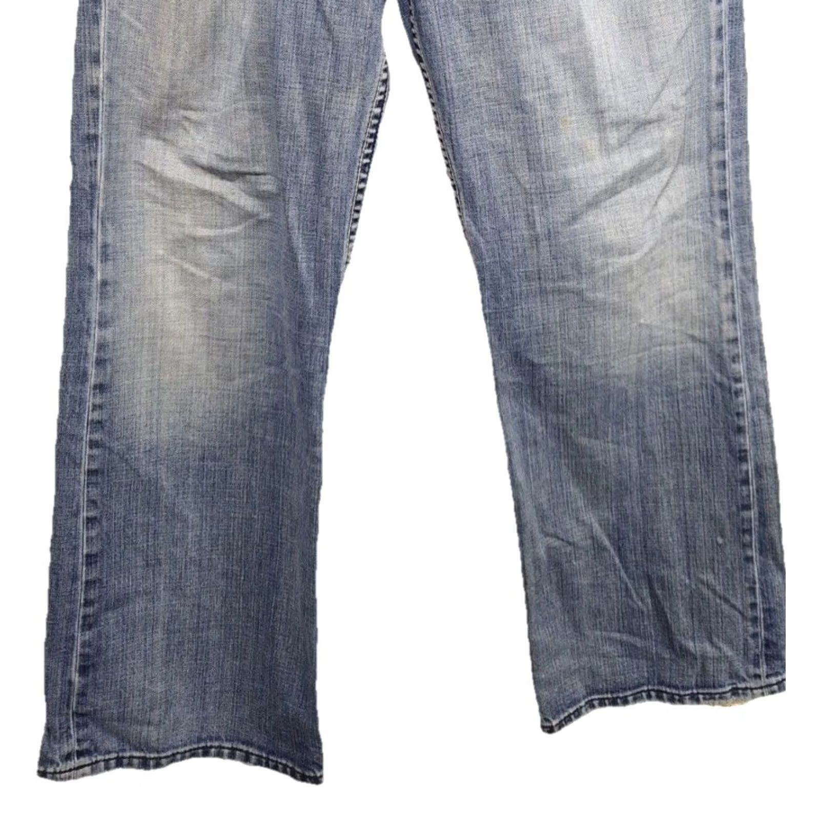 BKE BKE Women’s Jeans Bootcut Distressed Light Wash 12 Blue Women Mens Girls? Size 24" / US 00 / IT 34 - 3 Thumbnail