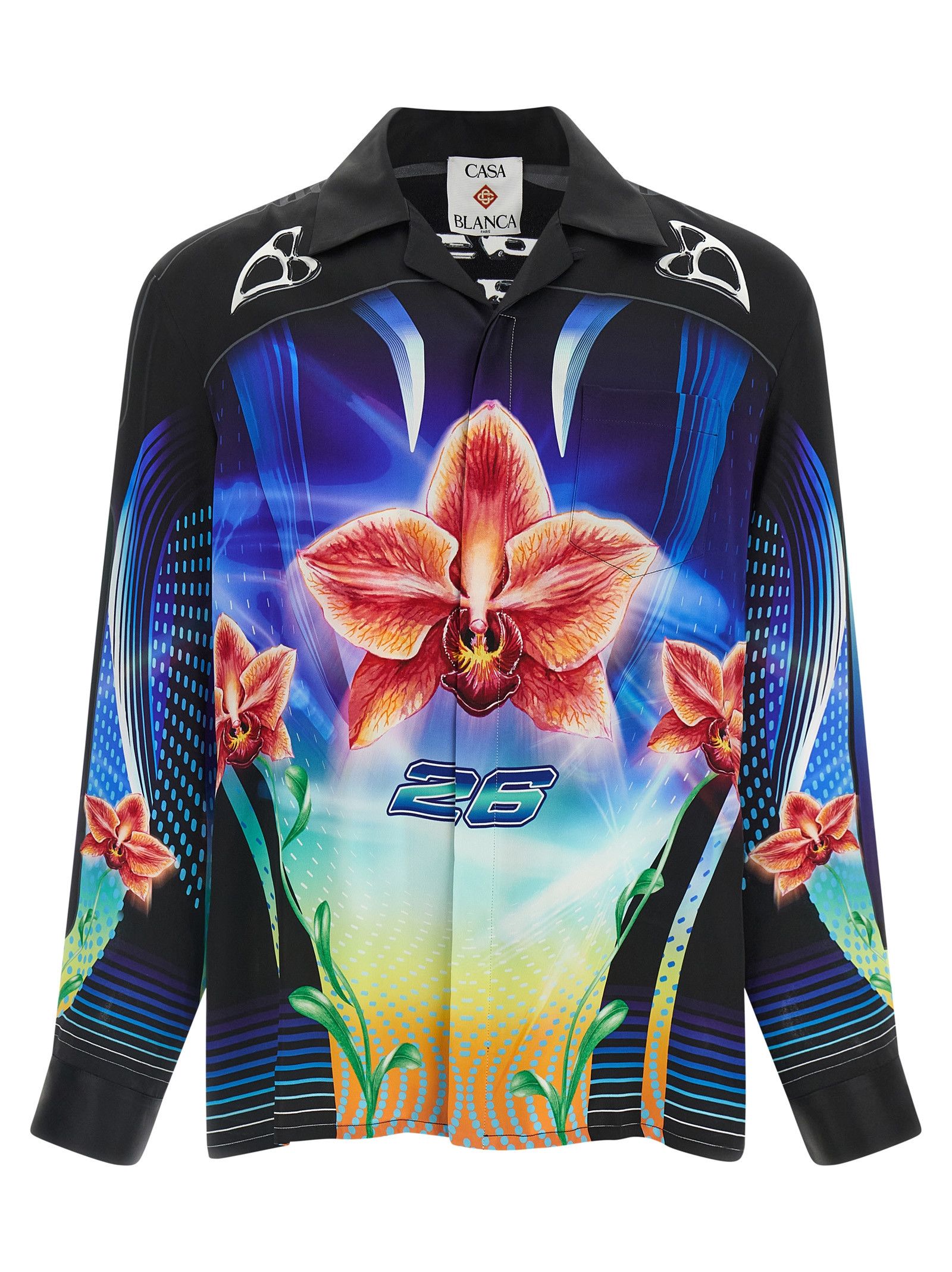 Casablanca 'Orchid Racer' shirt Size US XL / EU 56 / 4 - 1 Thumbnail