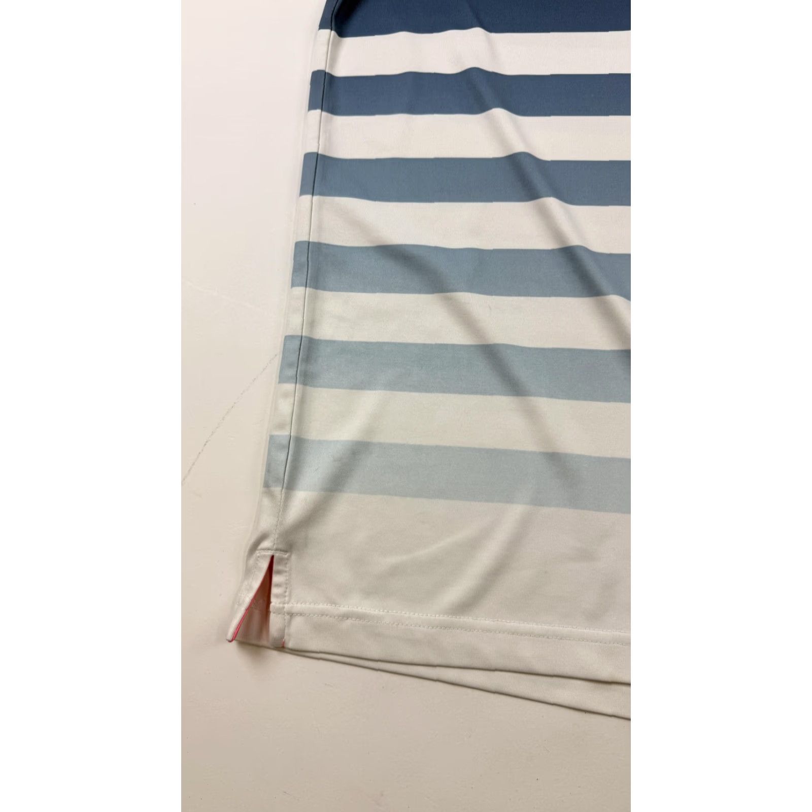 Vintage Walter Hagen Polo Shirt Mens 2XL Navy White Pink Stripe Golf Performance Stretch Size US XXL / EU 58 / 5 - 5 Thumbnail