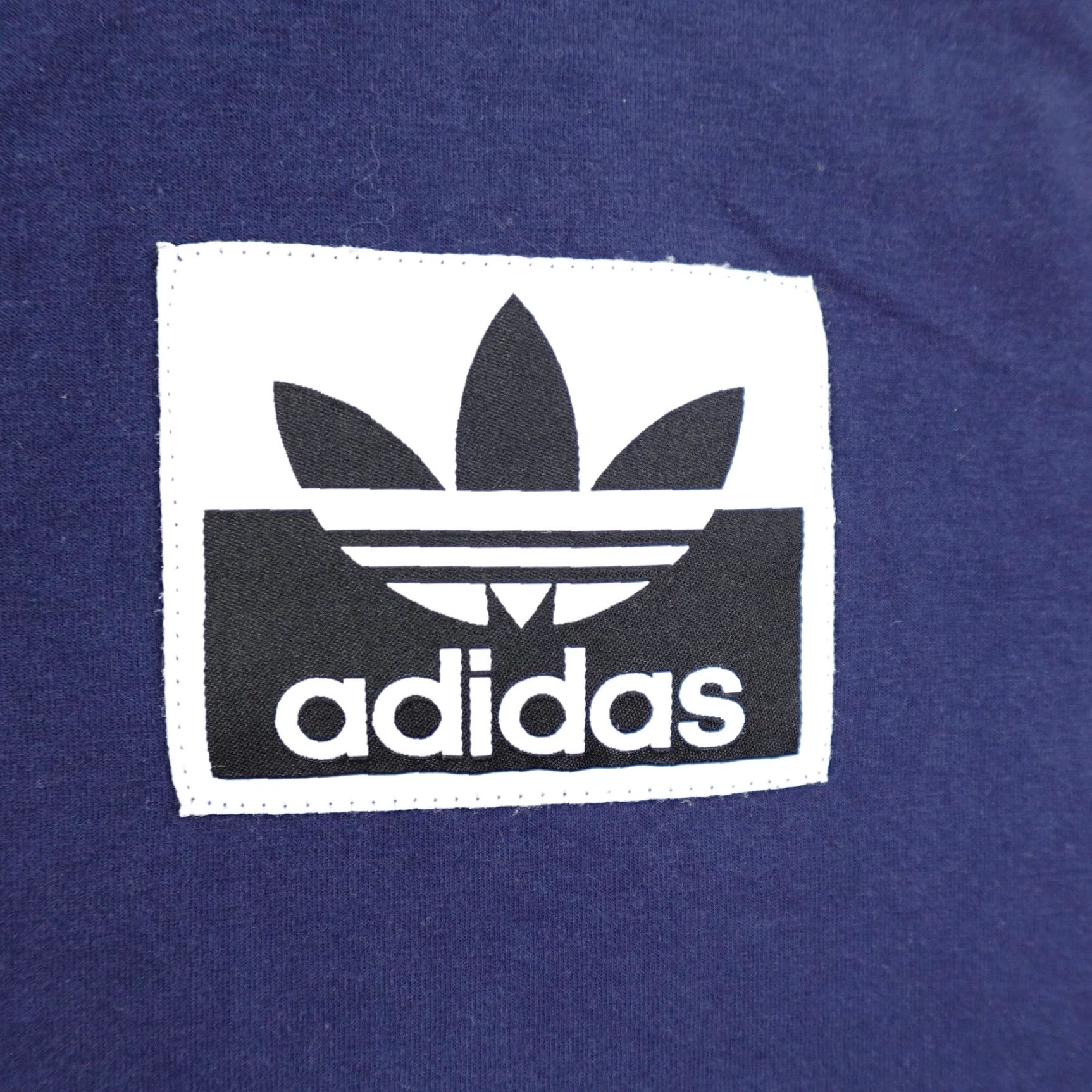 Adidas ADIDAS Shirt Womens Large Blue Red Mock Neck 1/4 Zip Track Top Long Sleeve Striped Raglan Outdoor Sports T-Shirt Size L / US 10 / IT 46 - 3 Thumbnail