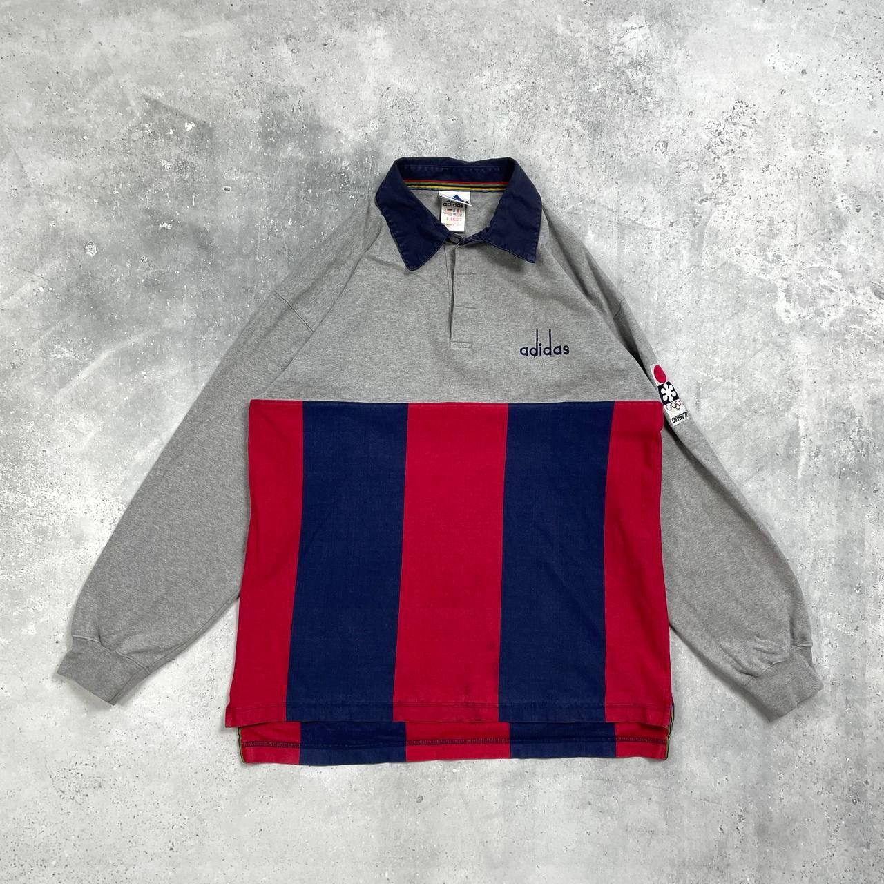 Adidas Vintage Adidas Winter Olympic Games Sapporo 72 Polo LS Shirt Size US M / EU 48-50 / 2 - 1 Thumbnail