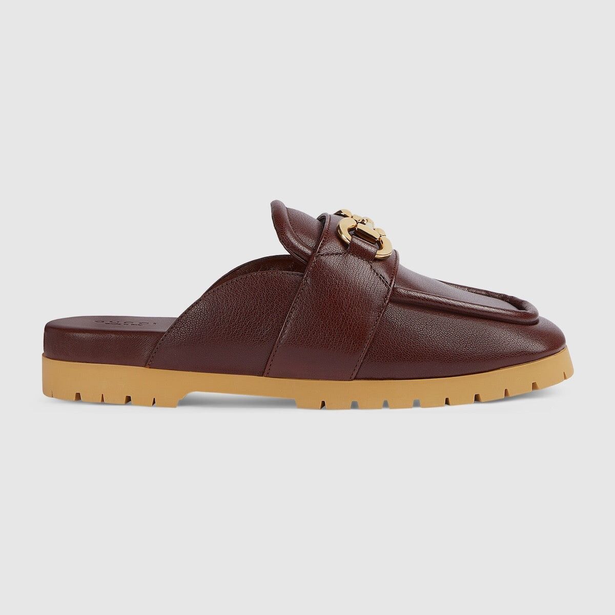 Gucci Horsebit Leather Mules SIZE