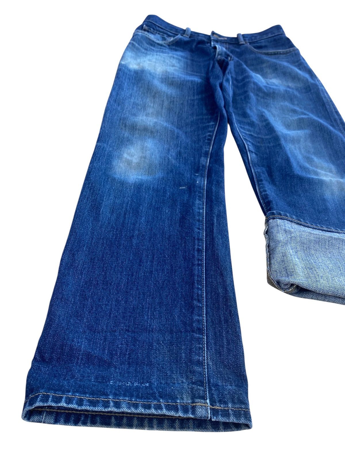 Uniqlo Uniqlo Selvedge Faded Wash Loose Jeans Size US 30 / EU 46 - 5 Thumbnail