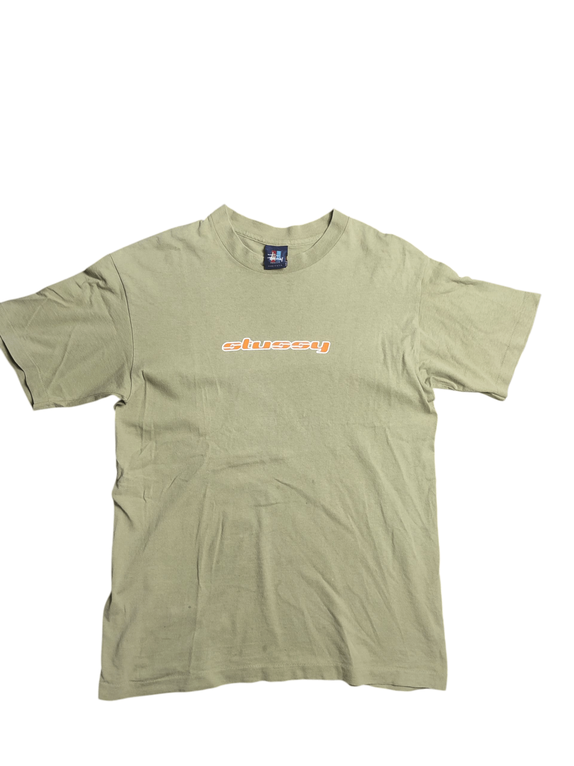 Stussy [DELETED] Stussy Spell Out 90s Vintage Tshirts Size US M / EU 48-50 / 2 - 2 Thumbnail