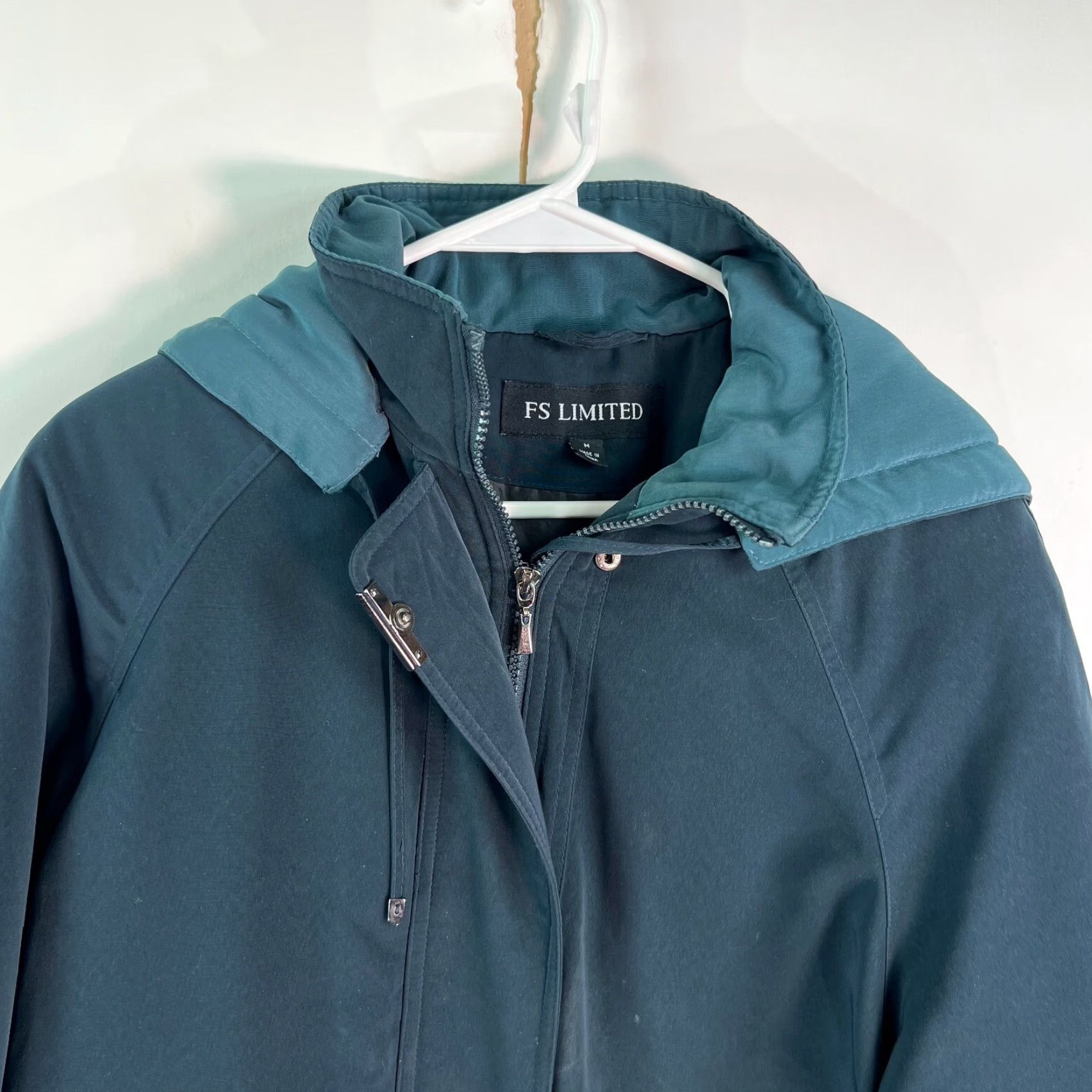 Vintage FS Limited Parka Jacket Womens M Long Sleeve Full Zip Green Size M / US 6-8 / IT 42-44 - 4 Thumbnail