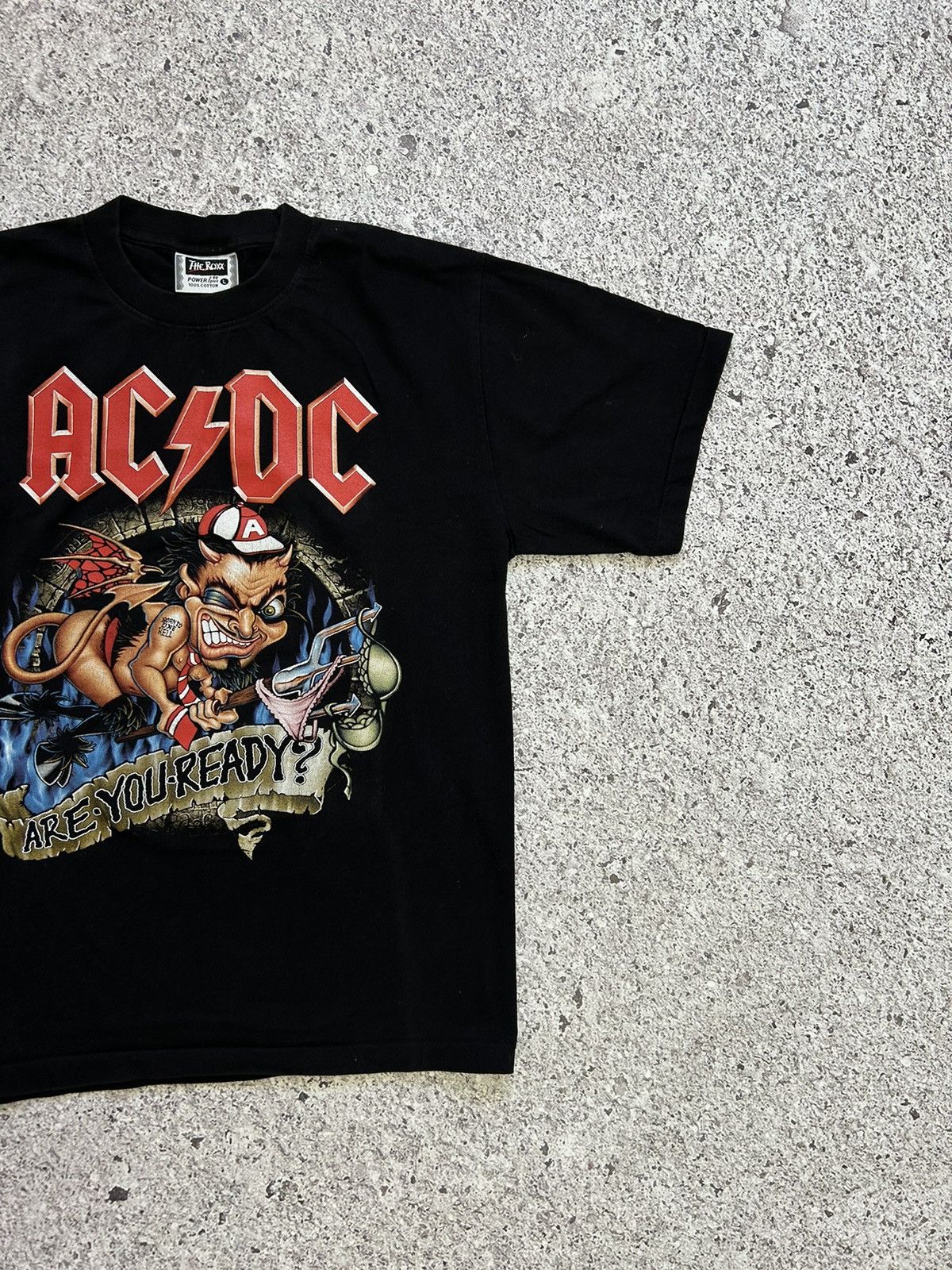 Band Tees × Vintage Vintage 90’s AC/DC Are You Ready Rock Band Retro T-Shirt Y2K Size US L / EU 52-54 / 3 - 5 Thumbnail