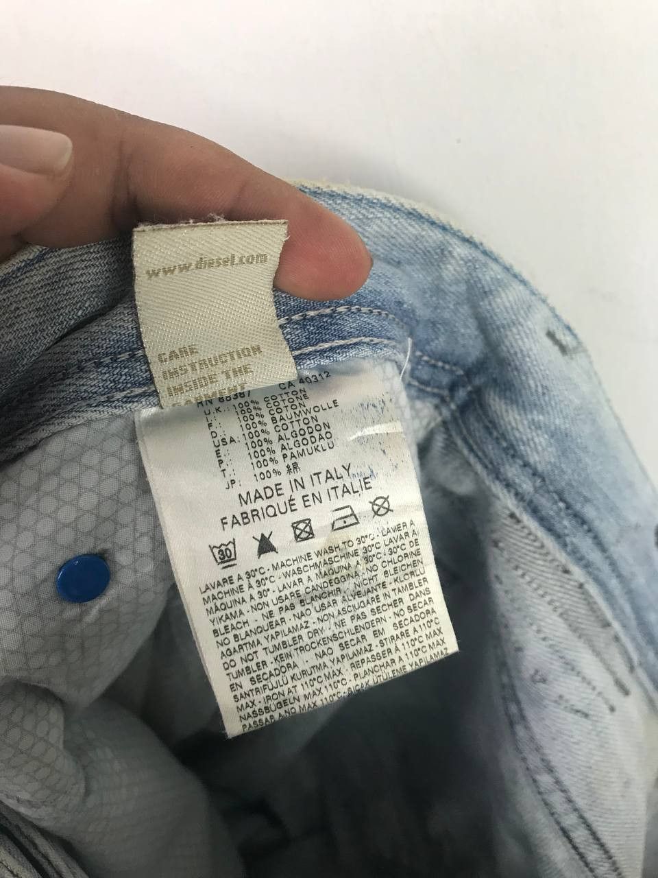 Adidas × Diesel Diesel Adidas Denim Pants Rare Items Size US 36 / EU 52 - 6 Thumbnail