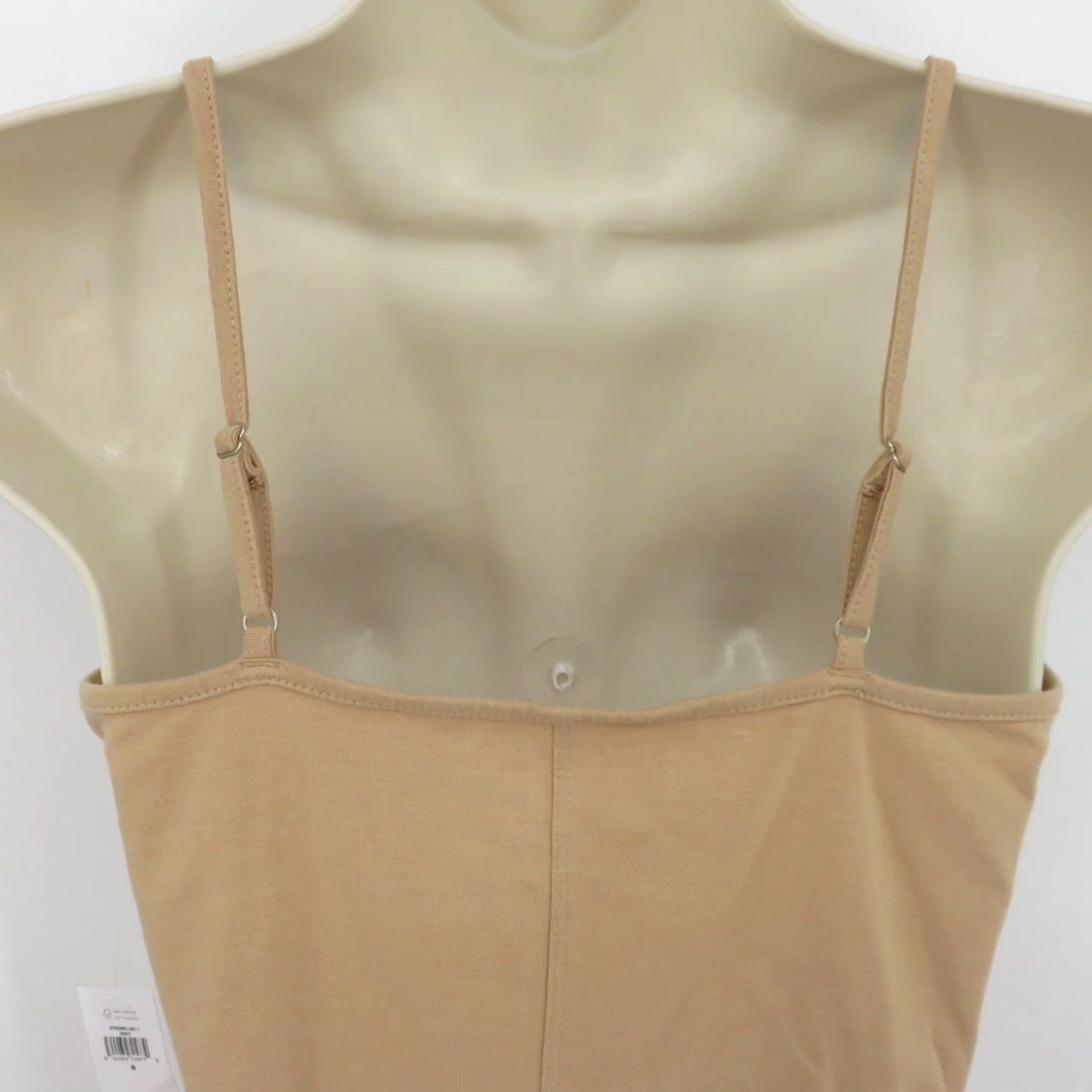 Banana Republic Banana Republic Women Tank Top Cami S Spaghetti Strap V-Neck Basic Cotton Blend NEW Tan Brown Spaghetti Strap Tank Top Size S / US 4 / IT 40 - 5 Thumbnail