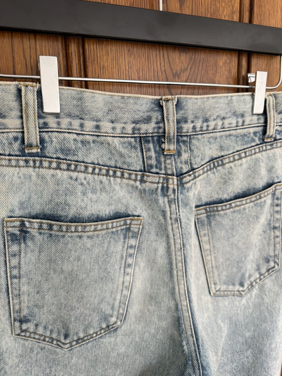 Saint Laurent Paris 1/1 SS16 Saint Laurent knee slit crash hedi jeans 28 sample Size US 28 / EU 44 - 22 Thumbnail