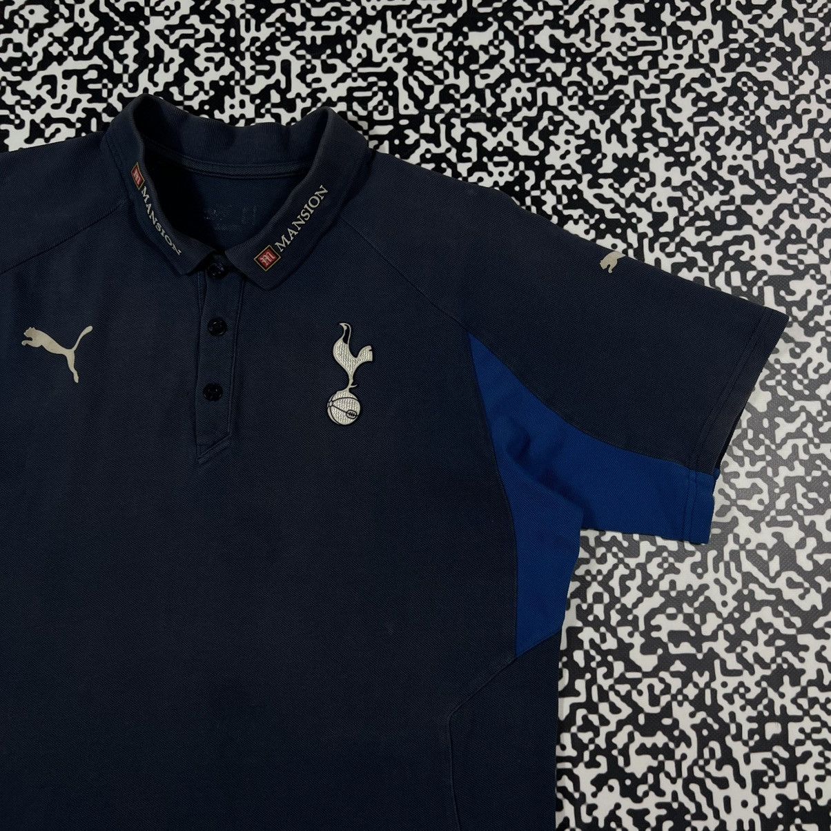 Puma Vintage Y2K Tottenham Soccer Football Faded Polo T-shirt Size US XL / EU 56 / 4 - 5 Thumbnail