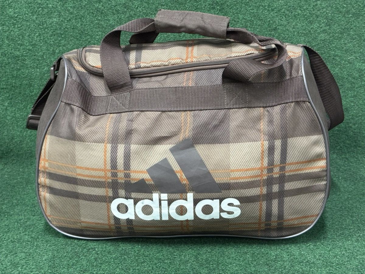 Adidas Vintage Y2k Adidas Plaid Duffle Bag Size ONE SIZE - 1 Thumbnail