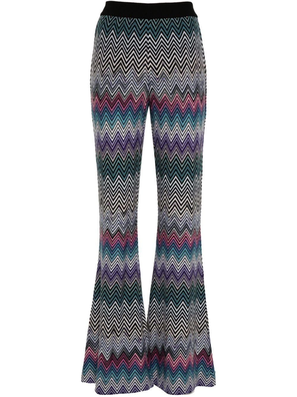 Missoni ZIG ZAG MOTIF WOOL TROUSERS Size 27" / US 4 / IT 40 - 1 Thumbnail